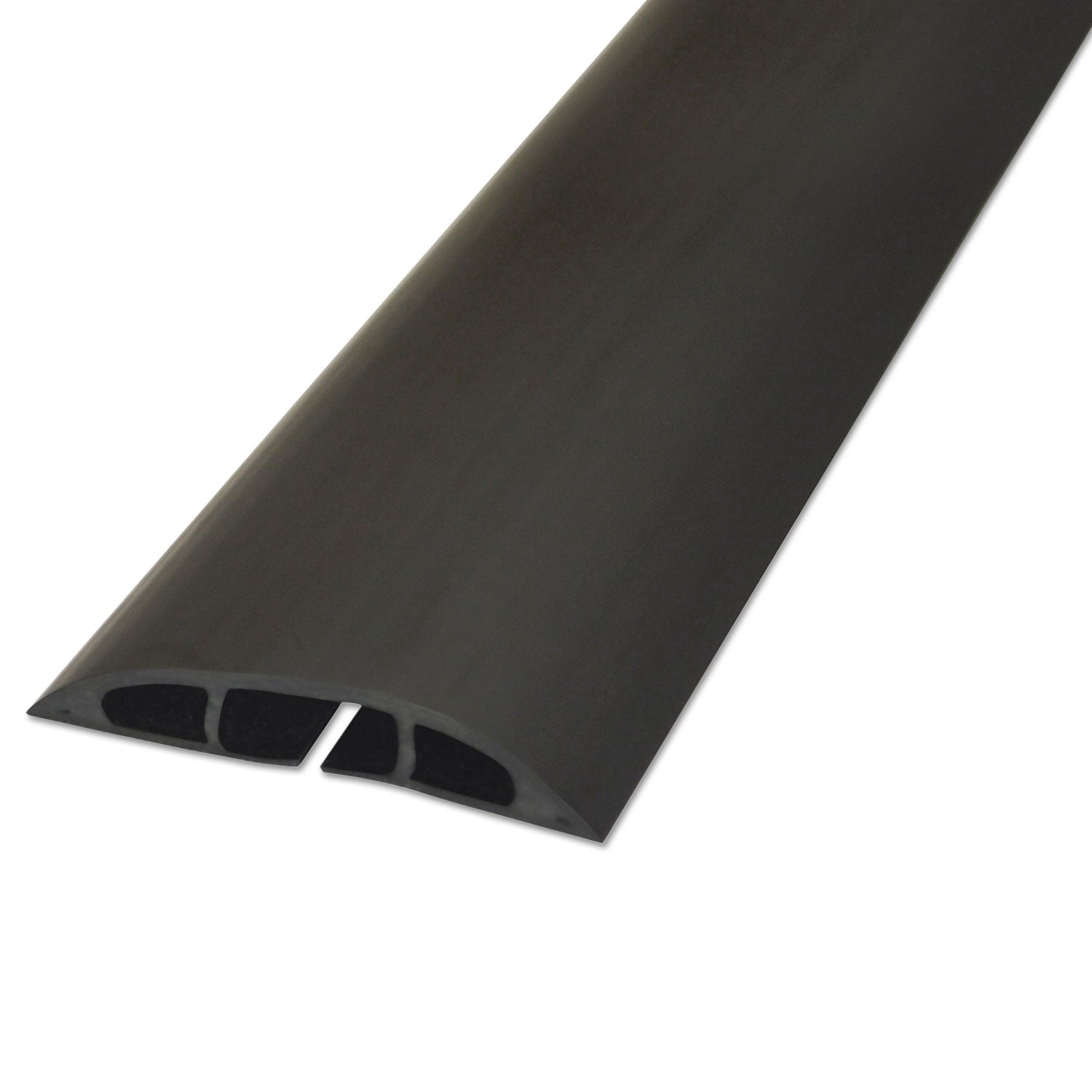 Light Duty Floor Cable Cover, 72" x 2.5" x 0.5", Black -