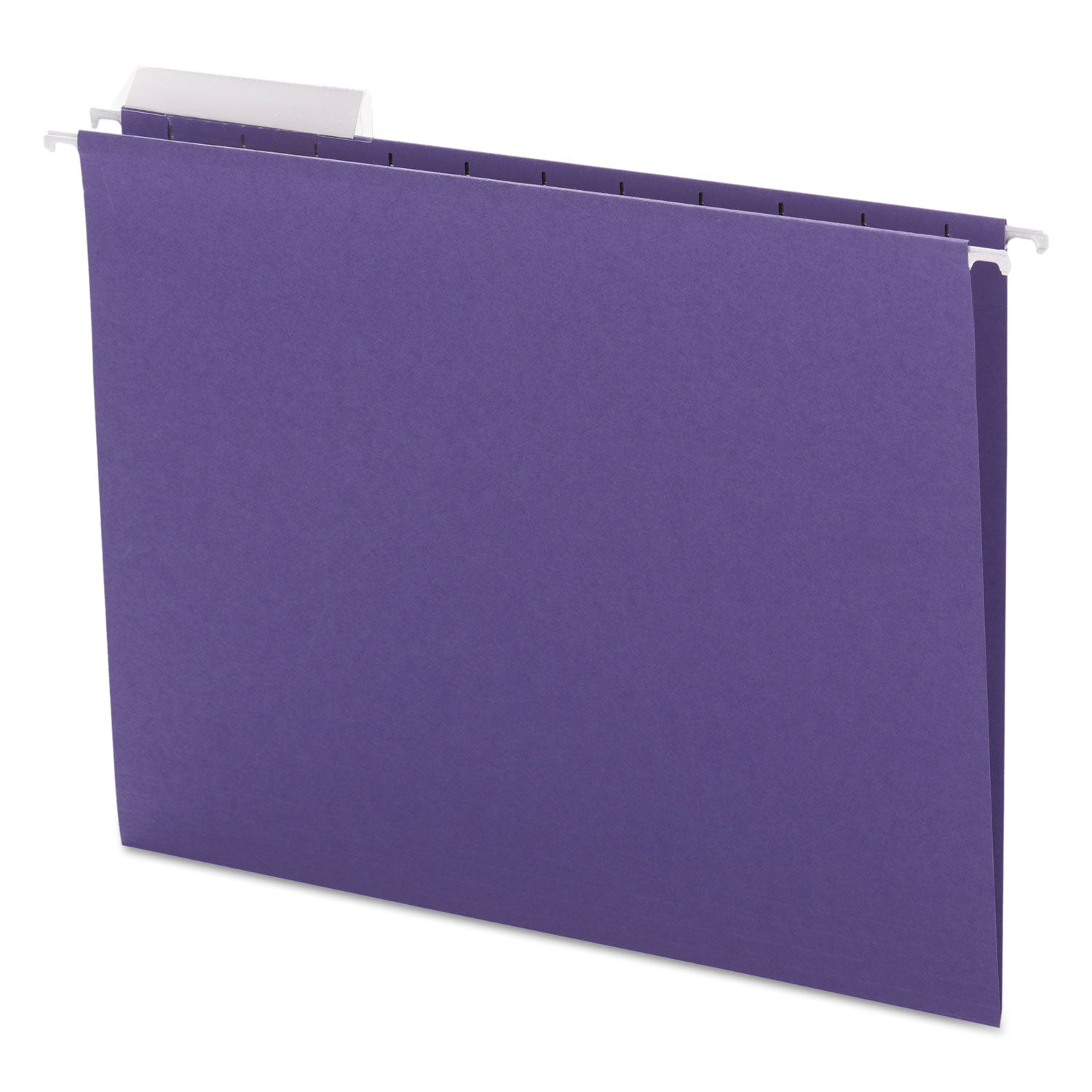 Color Hanging Folders with 1/3 Cut Tabs, Letter Size, 1/3-Cut Tabs, Purple, 25/Box -