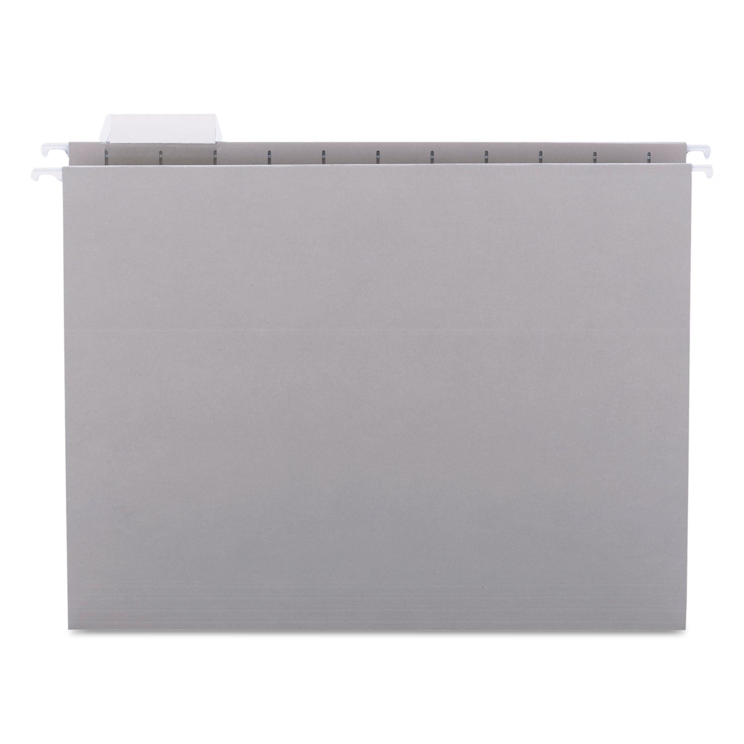 Colored Hanging File Folders with 1/5 Cut Tabs, Letter Size, 1/5-Cut Tabs, Gray, 25/Box -