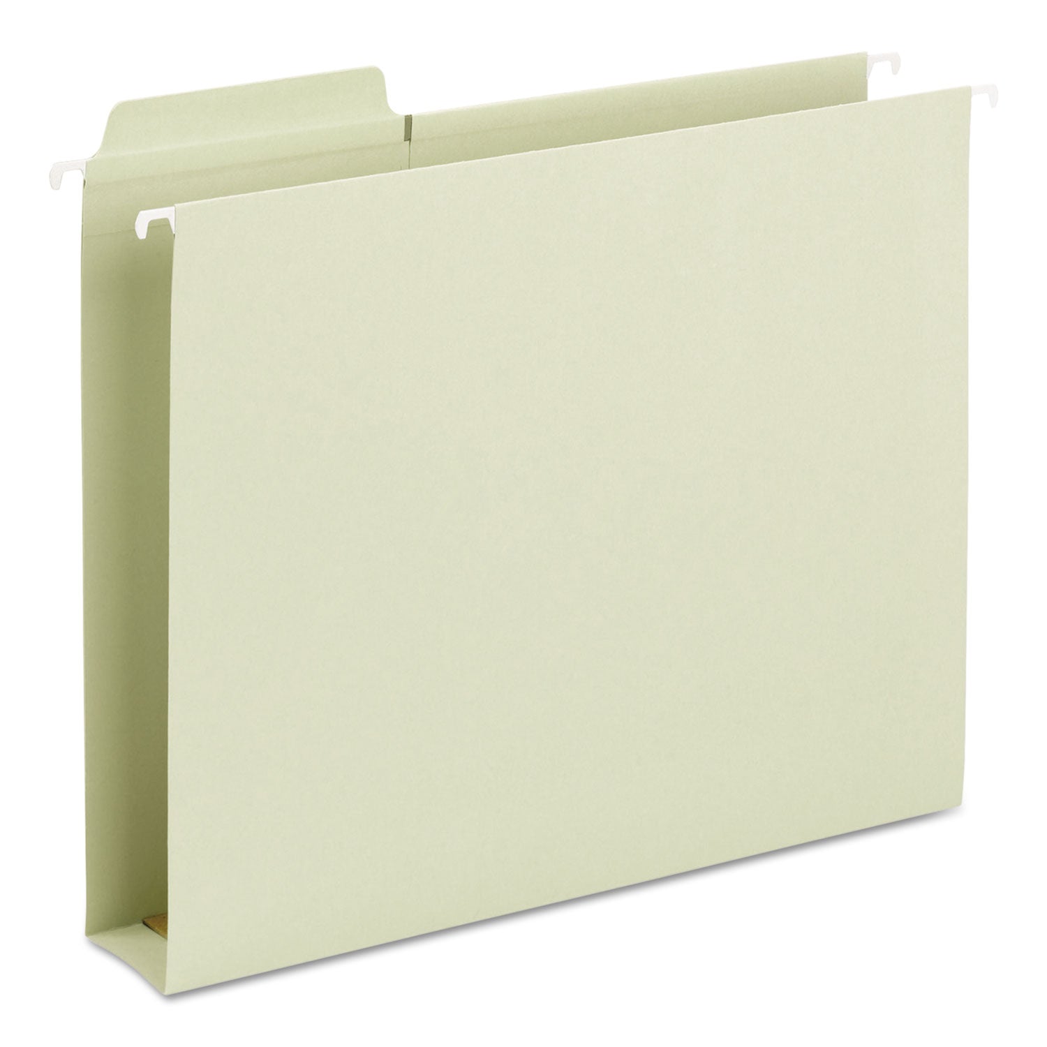 FasTab Box Bottom Hanging Folders, Letter Size, 1/3-Cut Tabs, Moss, 20/Box -