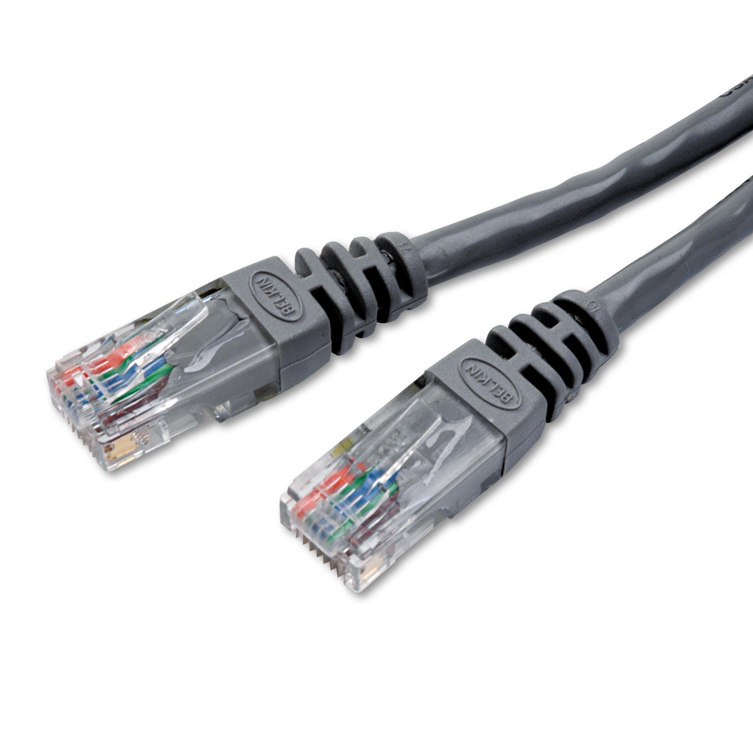 CAT5e Molded Patch Cable, 25 ft, Gray -