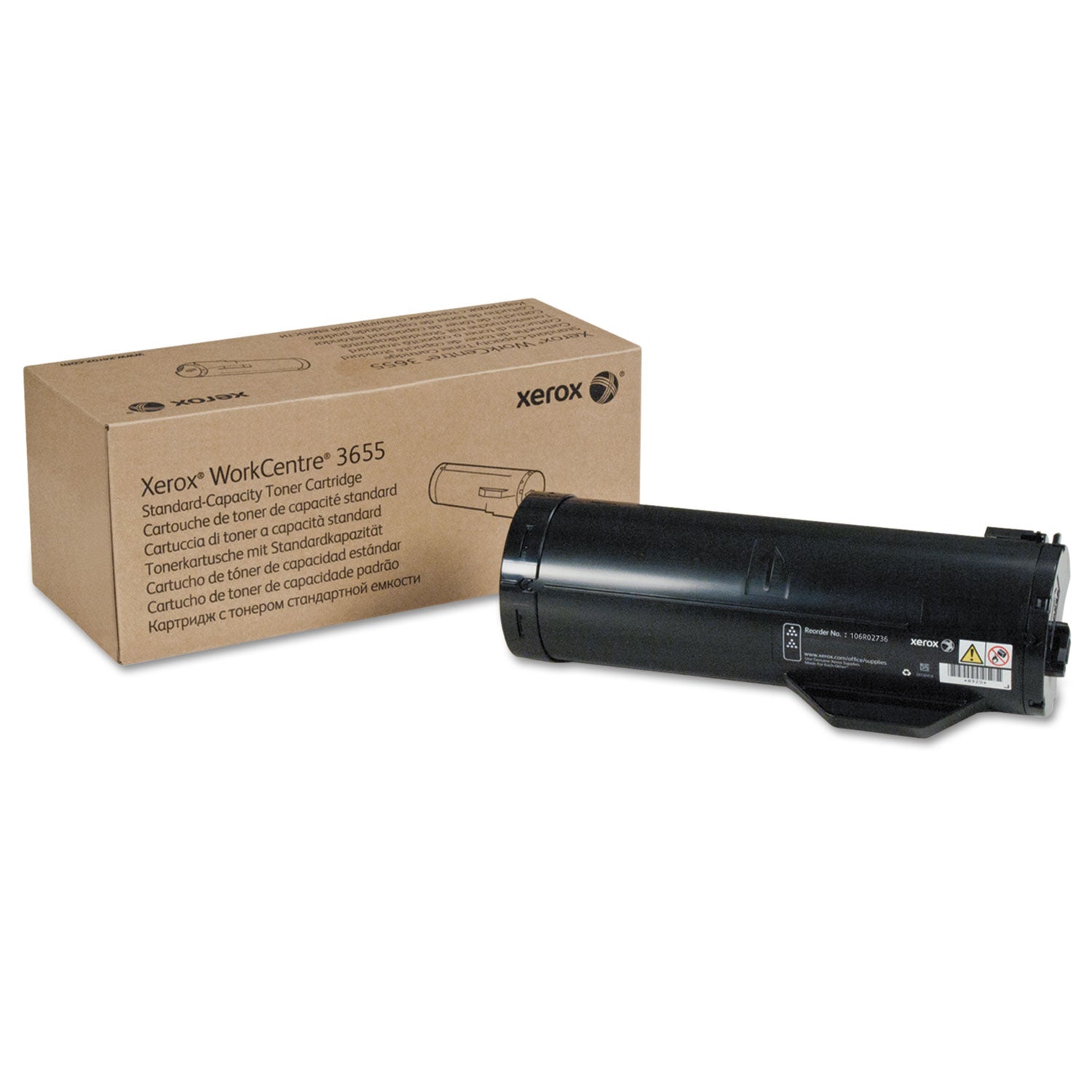 106R02736 Toner, 6,100 Page-Yield, Black -