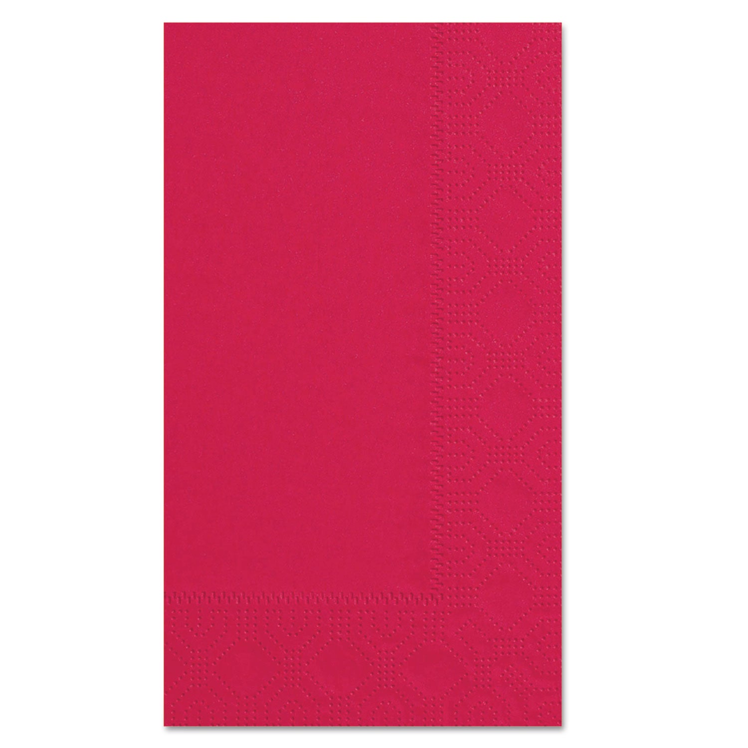 Dinner Napkins, 2-Ply, 15 x 17, Red, 1000/Carton -