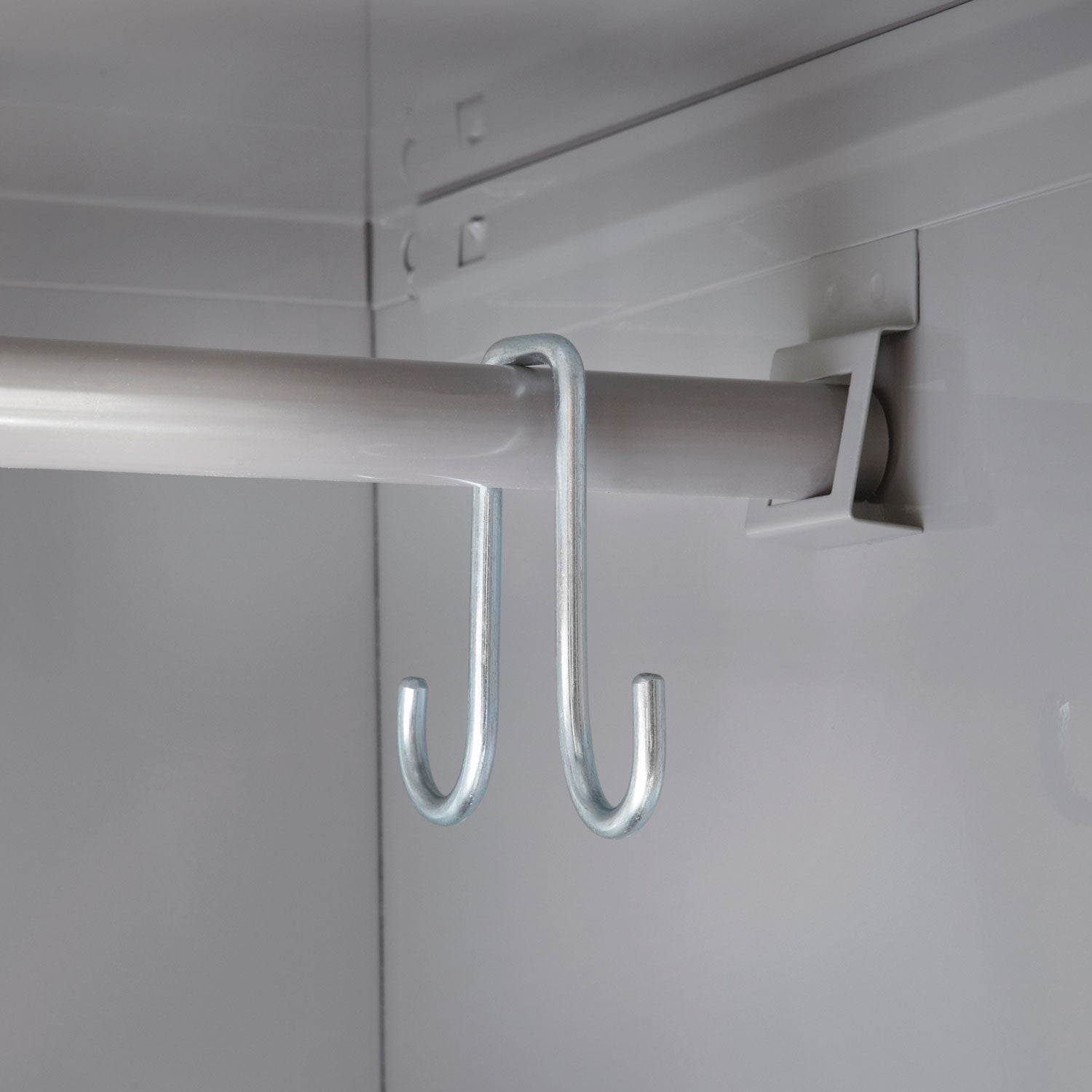 Single-Tier Locker, 12w x 18d x 78h, Two-Tone Gray -