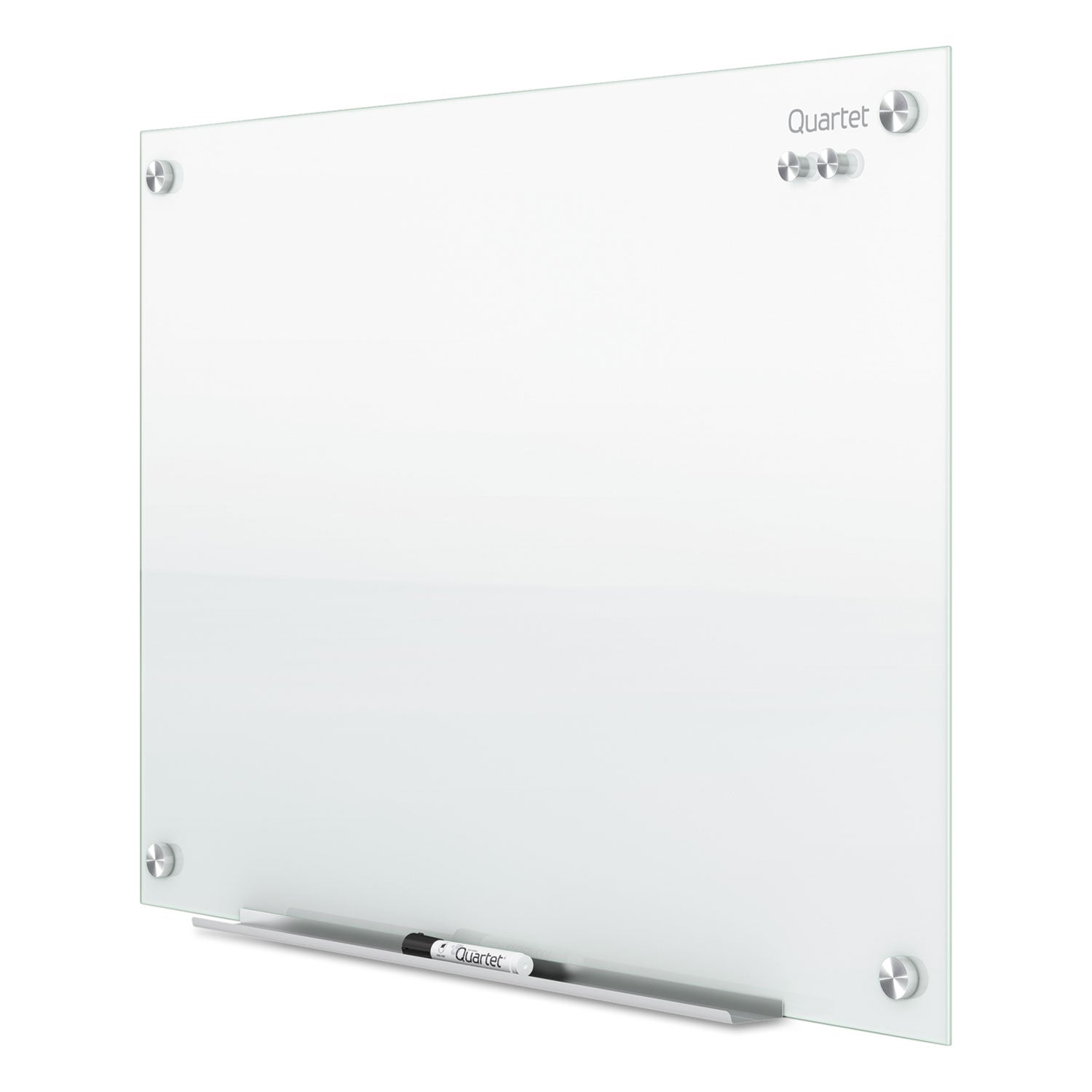 Infinity Glass Marker Board, 48 x 36, White Surface -