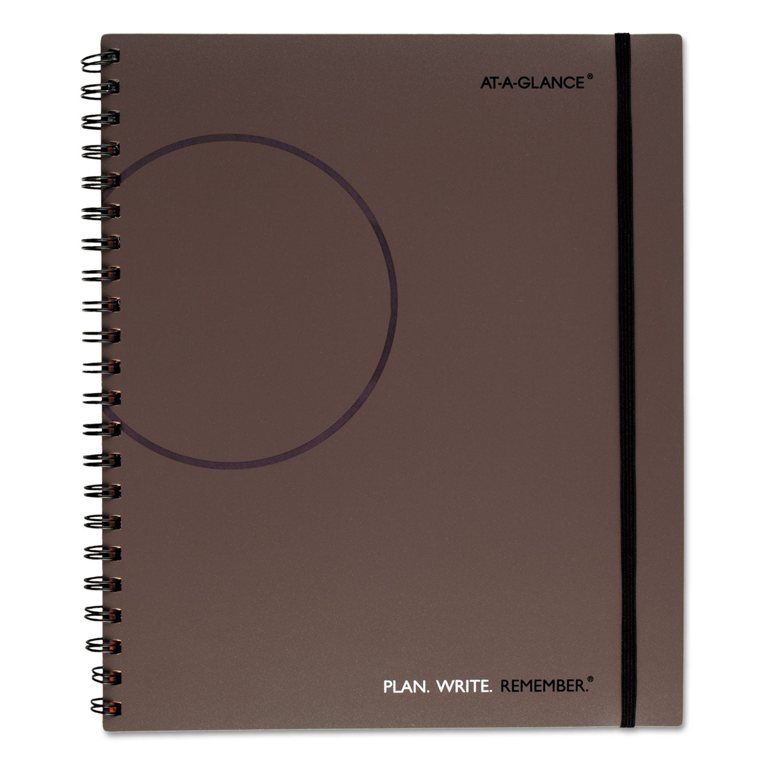 Plan. Write. Remember. Planning Notebook Two Days Per Page , 11 x 8.38, Gray Cover, Undated - 2