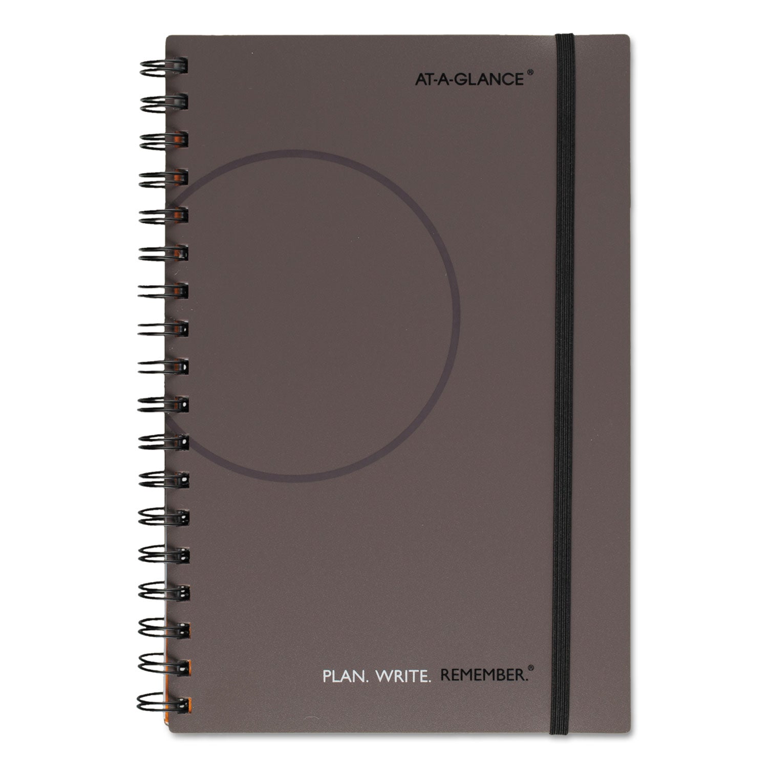 Plan. Write. Remember. Planning Notebook Two Days Per Page , 9 x 6, Gray Cover, Undated -