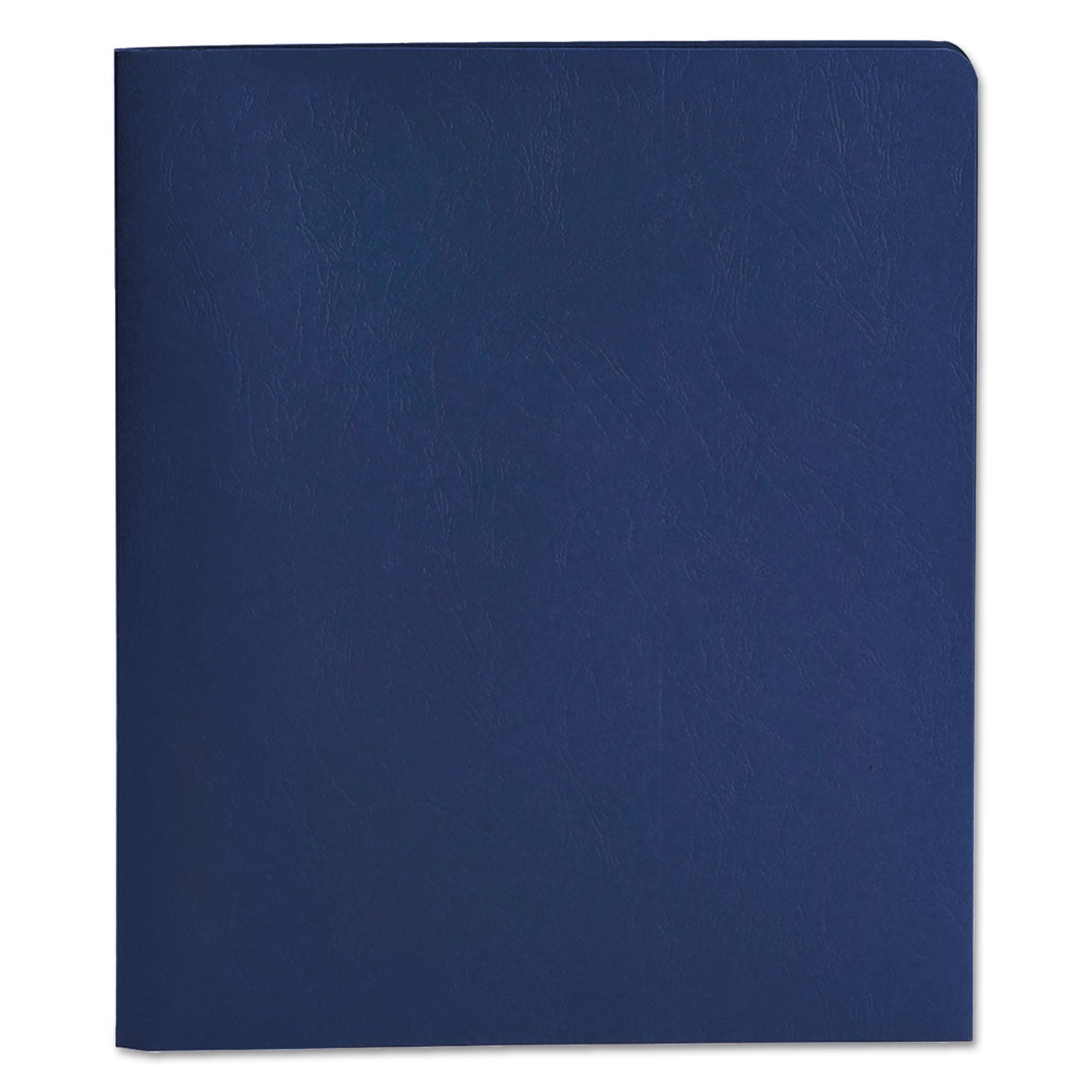 2-Pocket Folder with Tang Fastener, 0.5" Capacity, 11 x 8.5, Dark Blue, 25/Box -