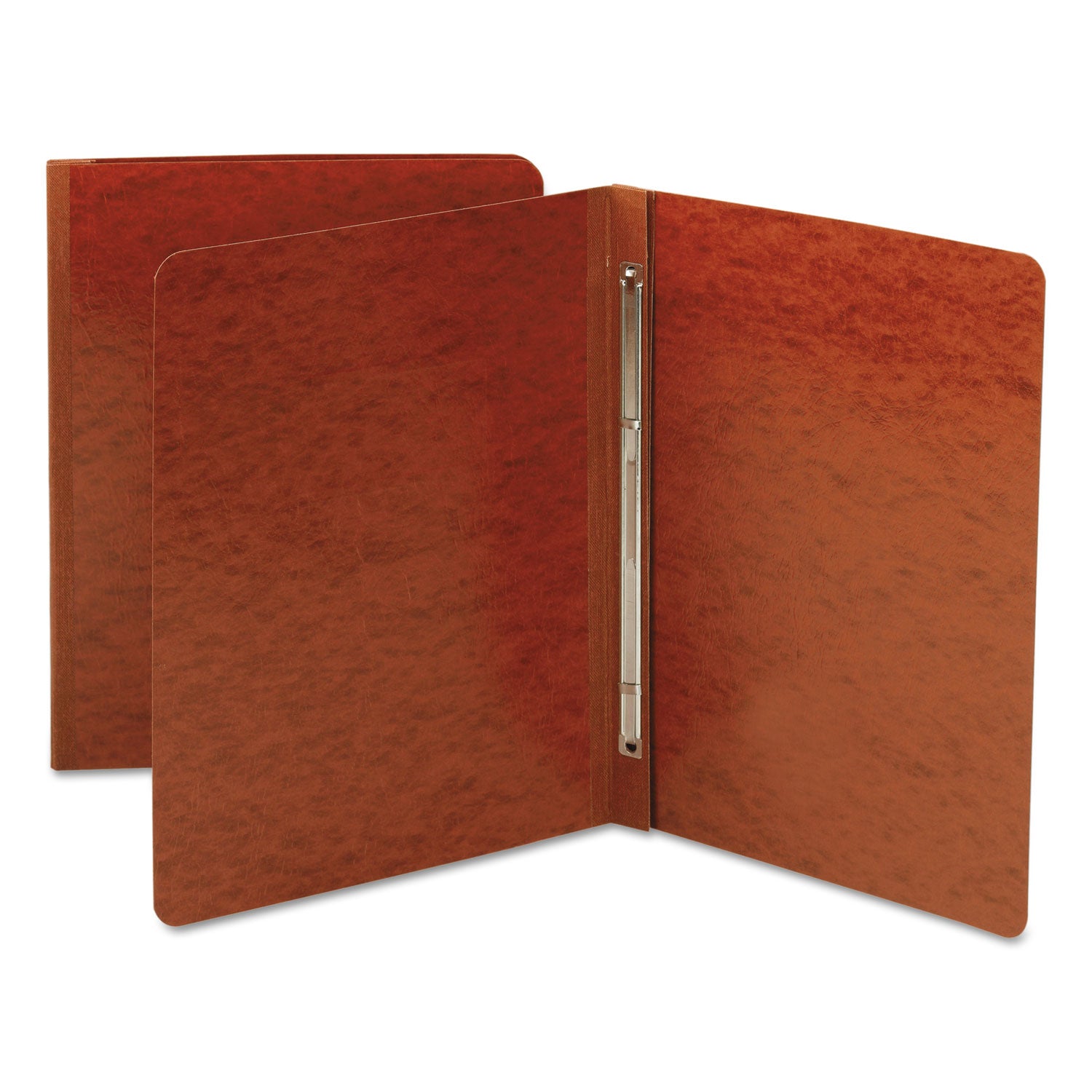 Prong Fastener Pressboard Report Cover, Two-Piece Prong Fastener, 3" Capacity, 8.5 x 11, Red/Red -