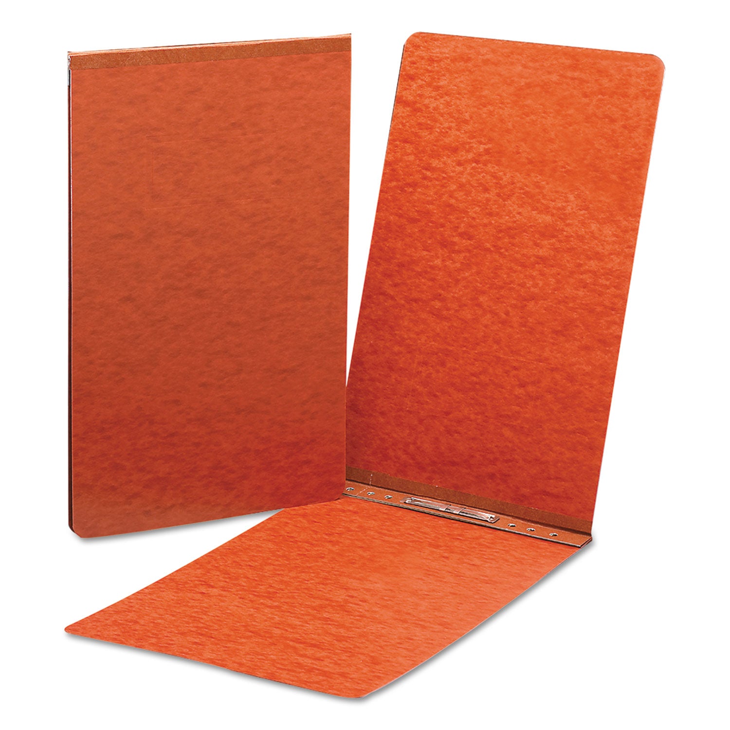 Prong Fastener Premium Pressboard Report Cover, Two-Piece Prong Fastener, 3" Capacity, 11 x 17, Red/Red -