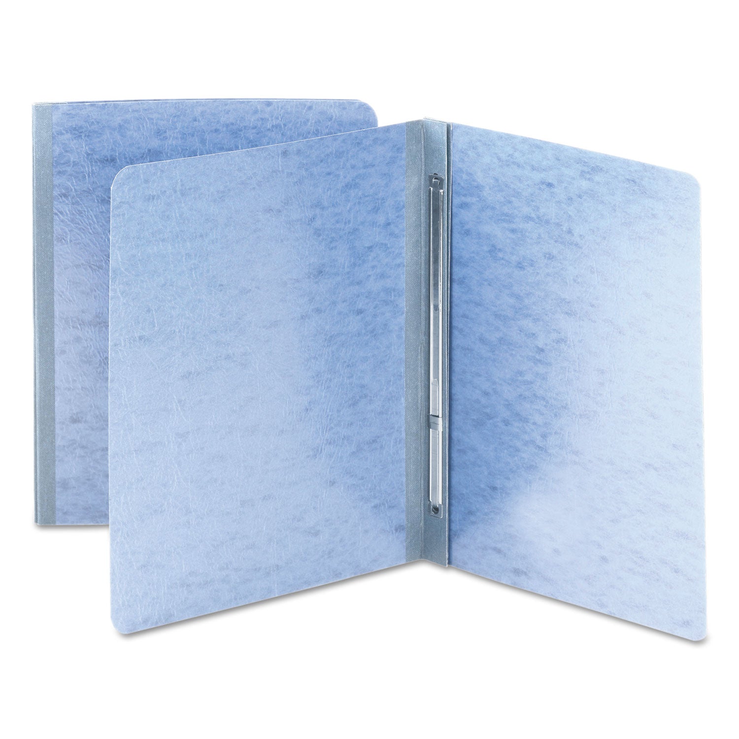 Prong Fastener Premium Pressboard Report Cover, Two-Piece Prong Fastener, 3" Capacity, 8.5 x 11, Blue/Blue -