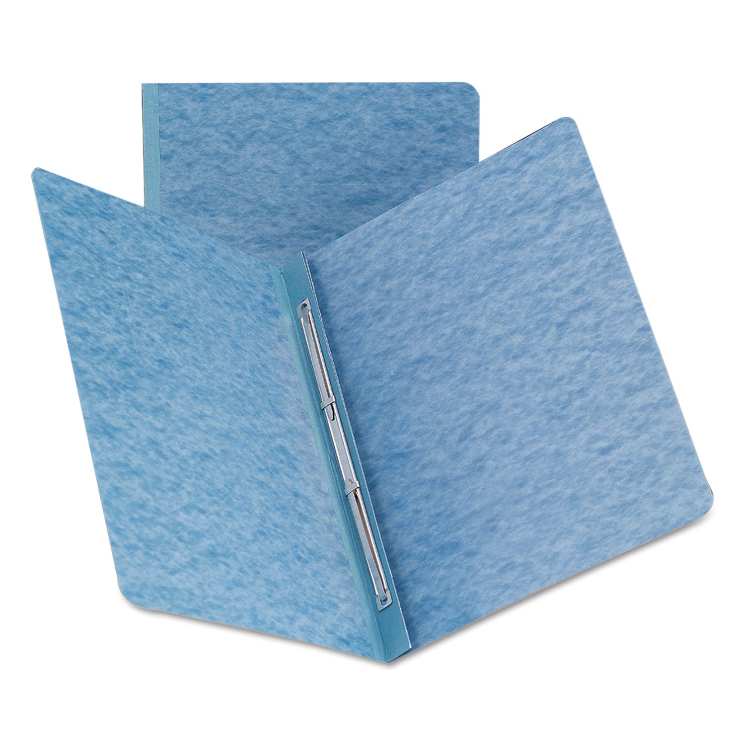Prong Fastener Premium Pressboard Report Cover, Two-Piece Prong Fastener, 3" Capacity, 8.5 x 11, Blue/Blue -