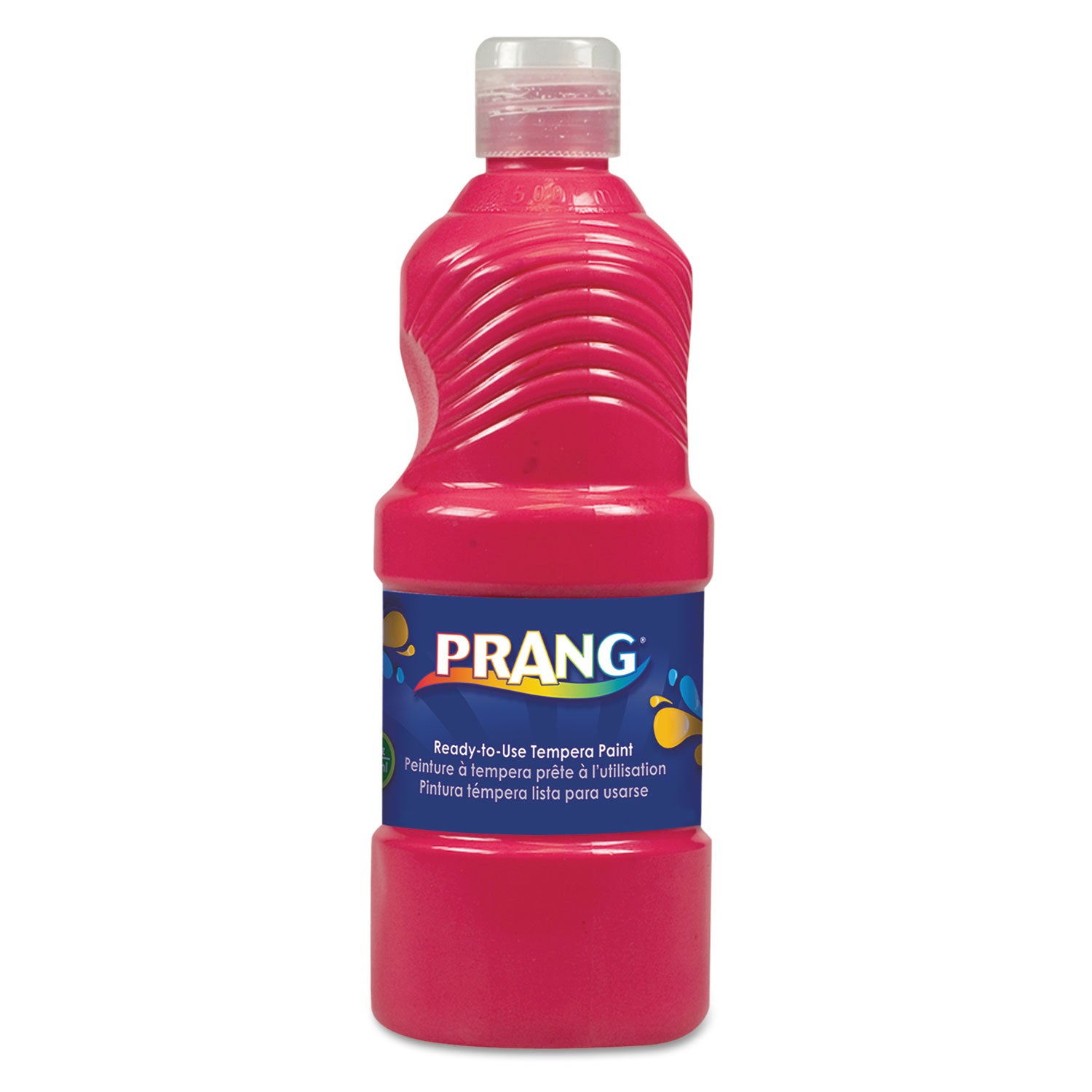 Ready-to-Use Tempera Paint, Red, 16 oz Dispenser-Cap Bottle -