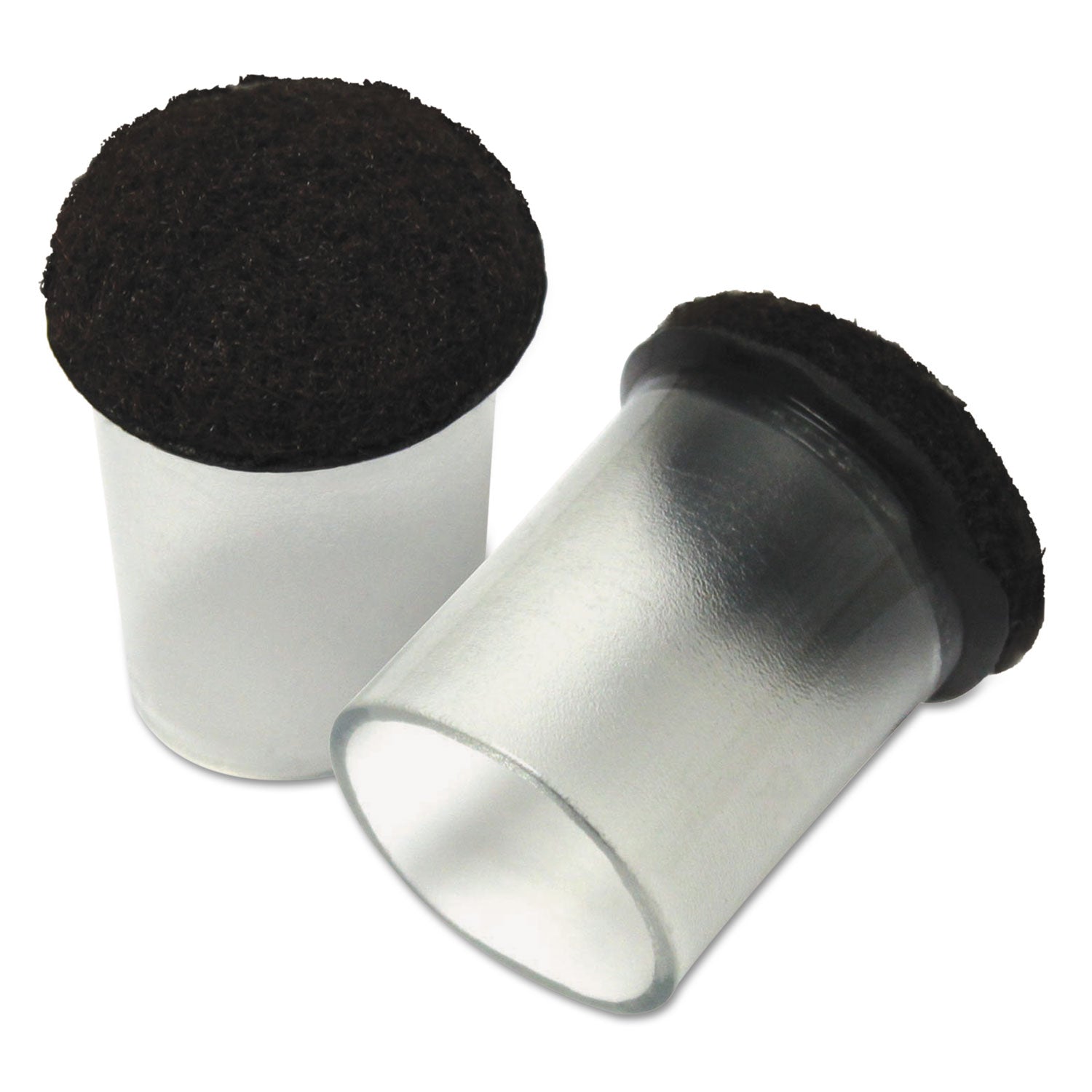 like-new-solutions-floor-savers-round-138-diameter-clear-gray-8-pack_mas88450 - 1