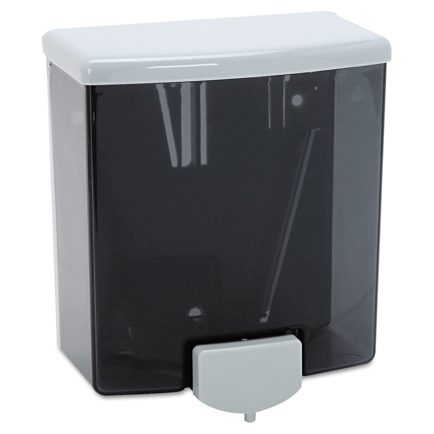 ClassicSeries Surface-Mounted Liquid Soap Dispenser, 40 oz, 5.81 x 3.31 x 6.88, Black/Gray -