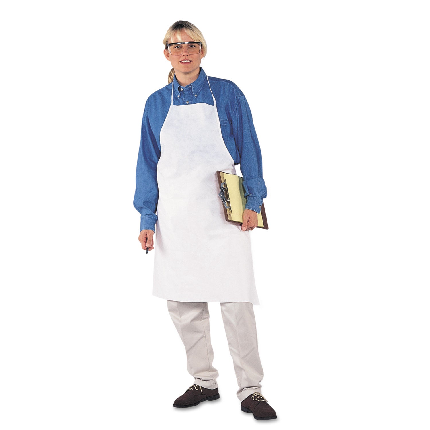 a40-liquid-particle-protection-apron-film-laminate-28-x-40-white-100-carton_kcc44481 - 2