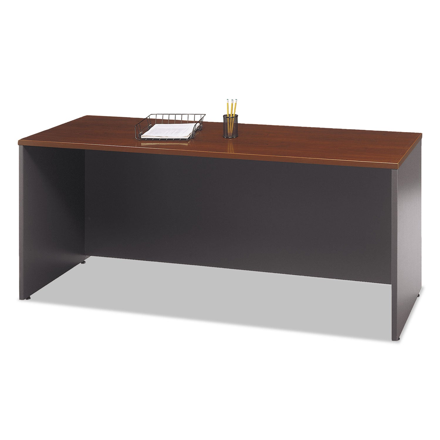 Series C Collection 72W Credenza Shell, 71.13w x 23.38d x 29.88h, Hansen Cherry -