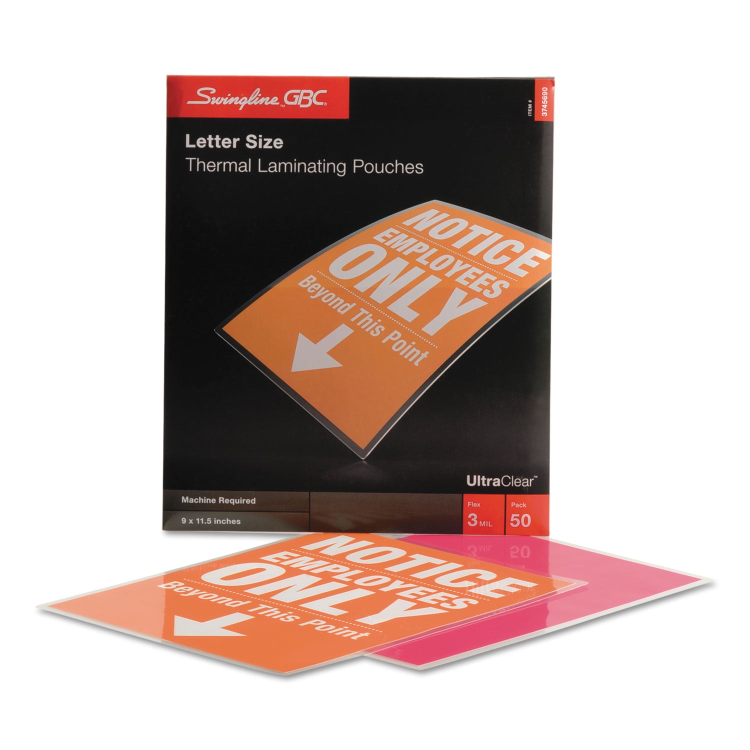 ultraclear-thermal-laminating-pouches-3-mil-9-x-115-gloss-clear-50-box_gbc3745690 - 1