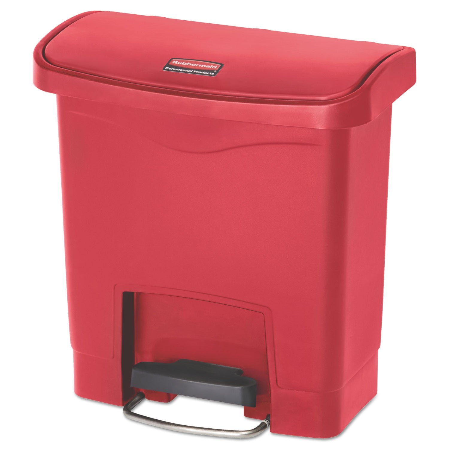 slim-jim-streamline-resin-step-on-container-front-step-style-4-gal-polyethylene-red_rcp1883563 - 1