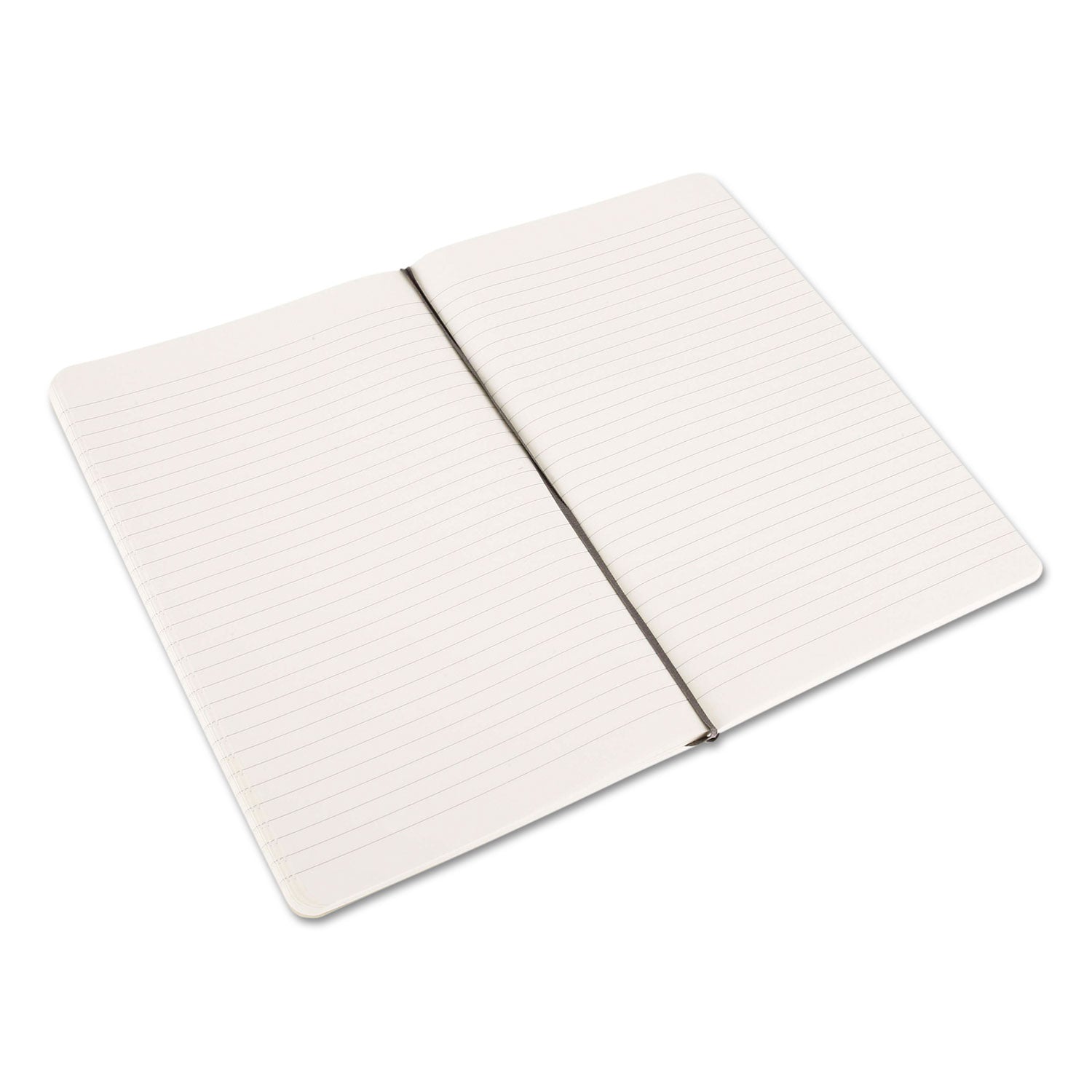 Classic Softcover Notebook, 1-Subject, Narrow Rule, Black Cover, (192) 8.25 x 5 Sheets -