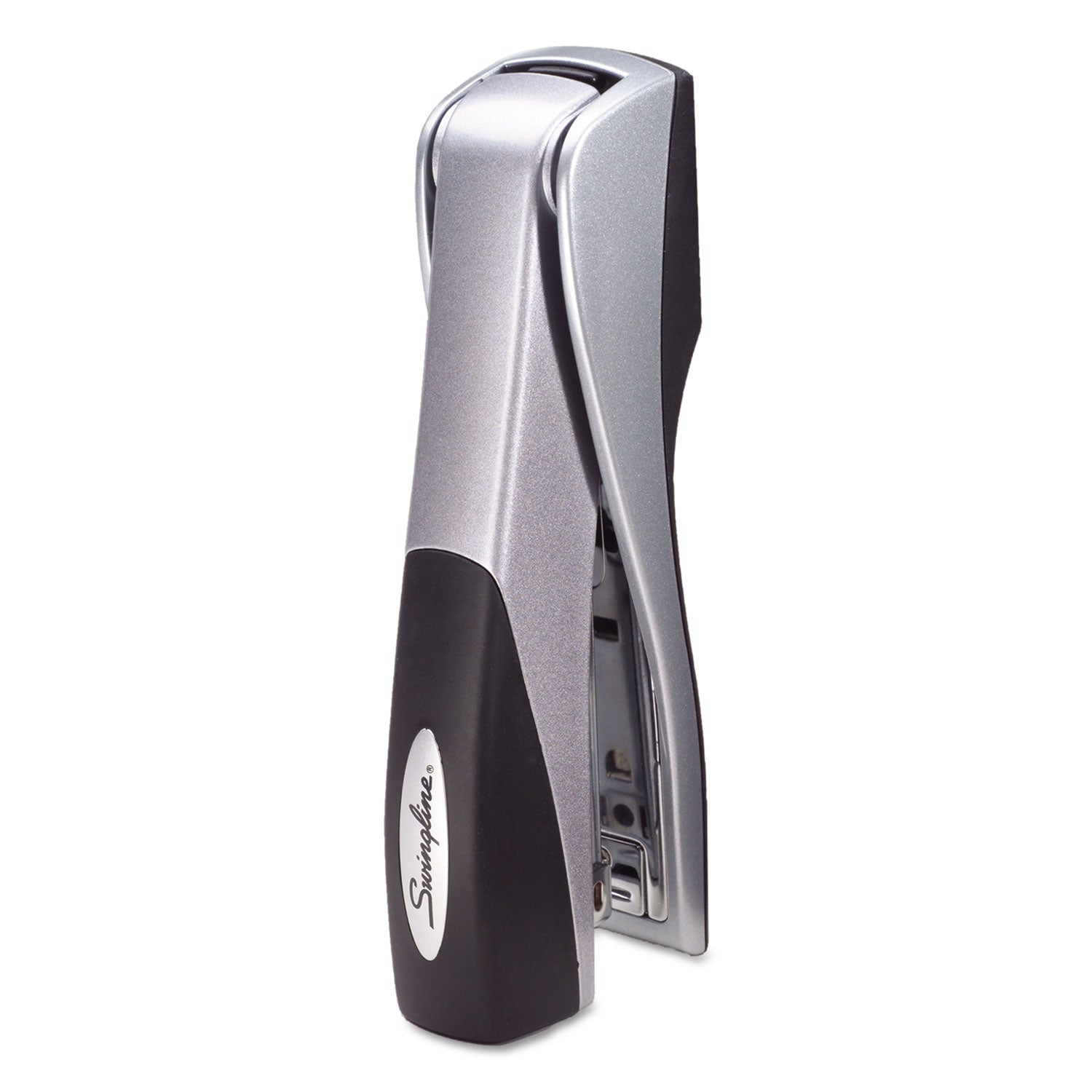 Optima Grip Full Strip Stapler, 25-Sheet Capacity, Silver -