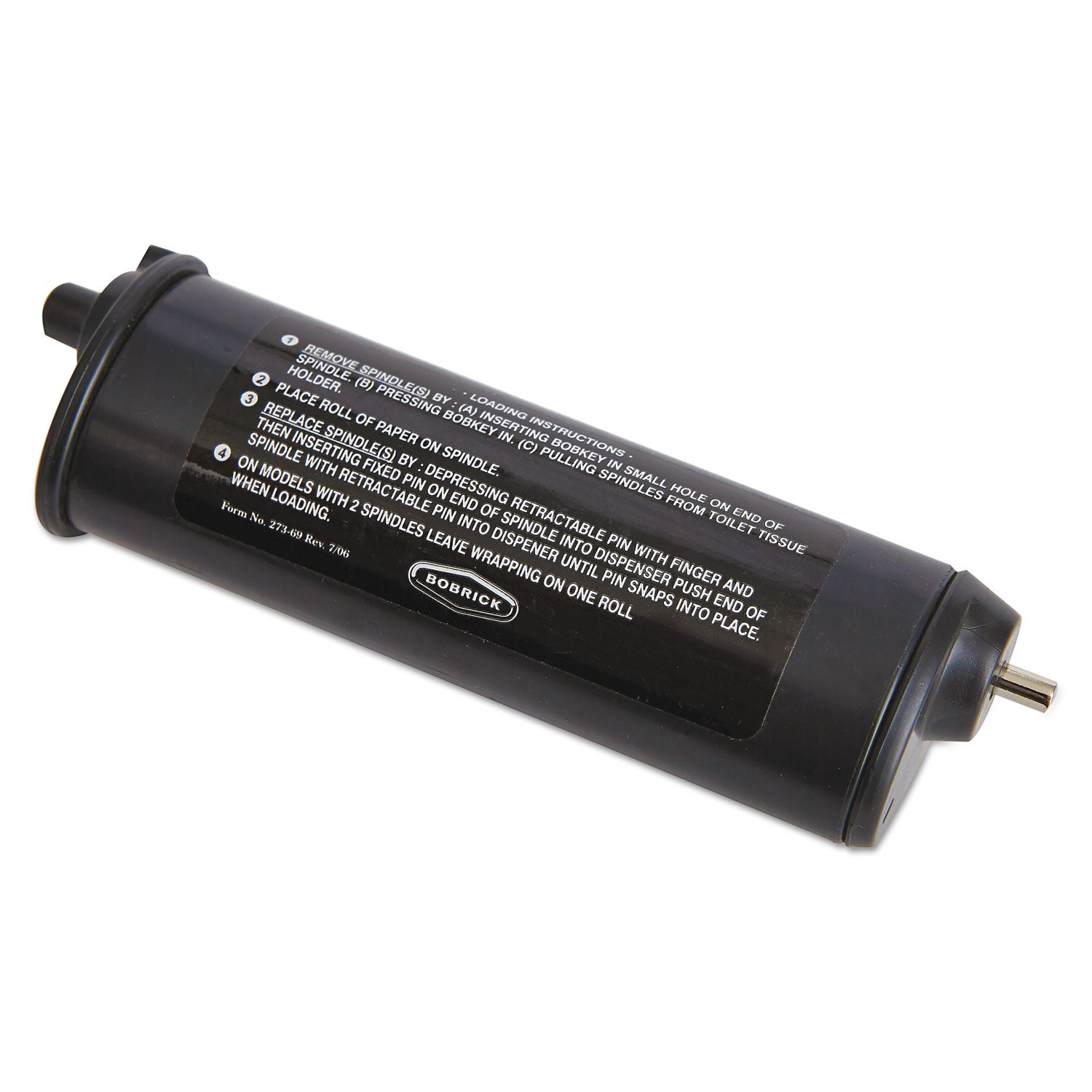 Theft Resistant Spindle for ClassicSeries Toilet Tissue Dispensers, Black -