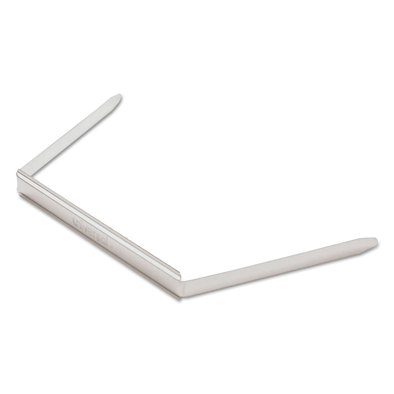 Two-Piece Two-Prong Paper Fastener Bases, 2" Capacity, 2.75" Center to Center, Silver, 100/Box -