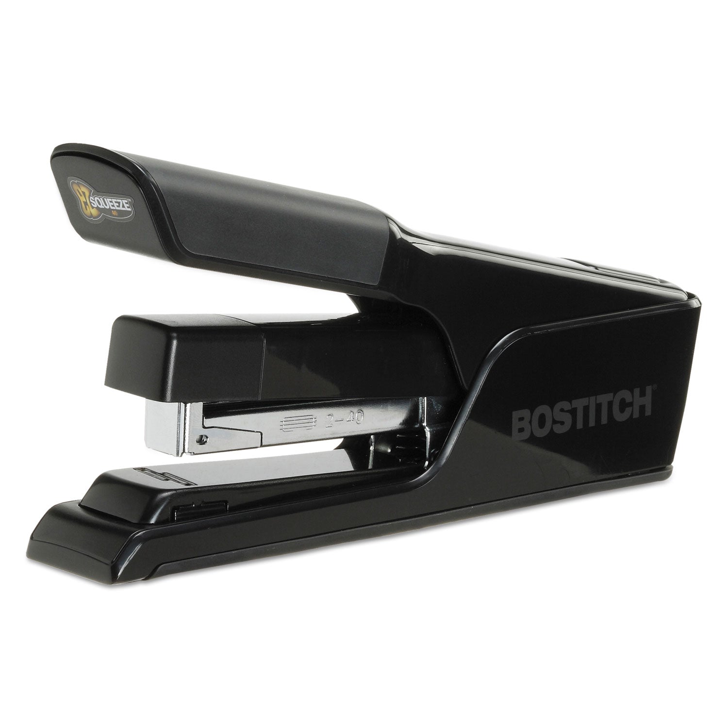 EZ Squeeze 40 Stapler, 40-Sheet Capacity, Black -