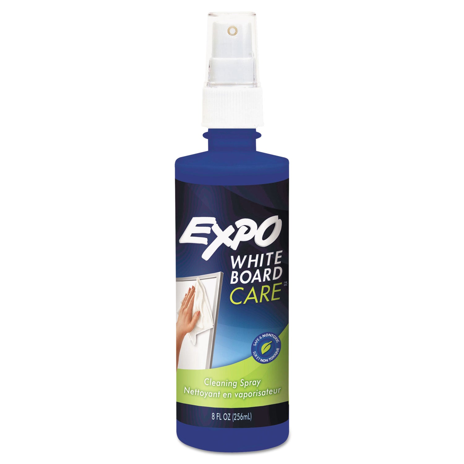 White Board CARE Dry Erase Surface Cleaner, 8 oz Spray Bottle -