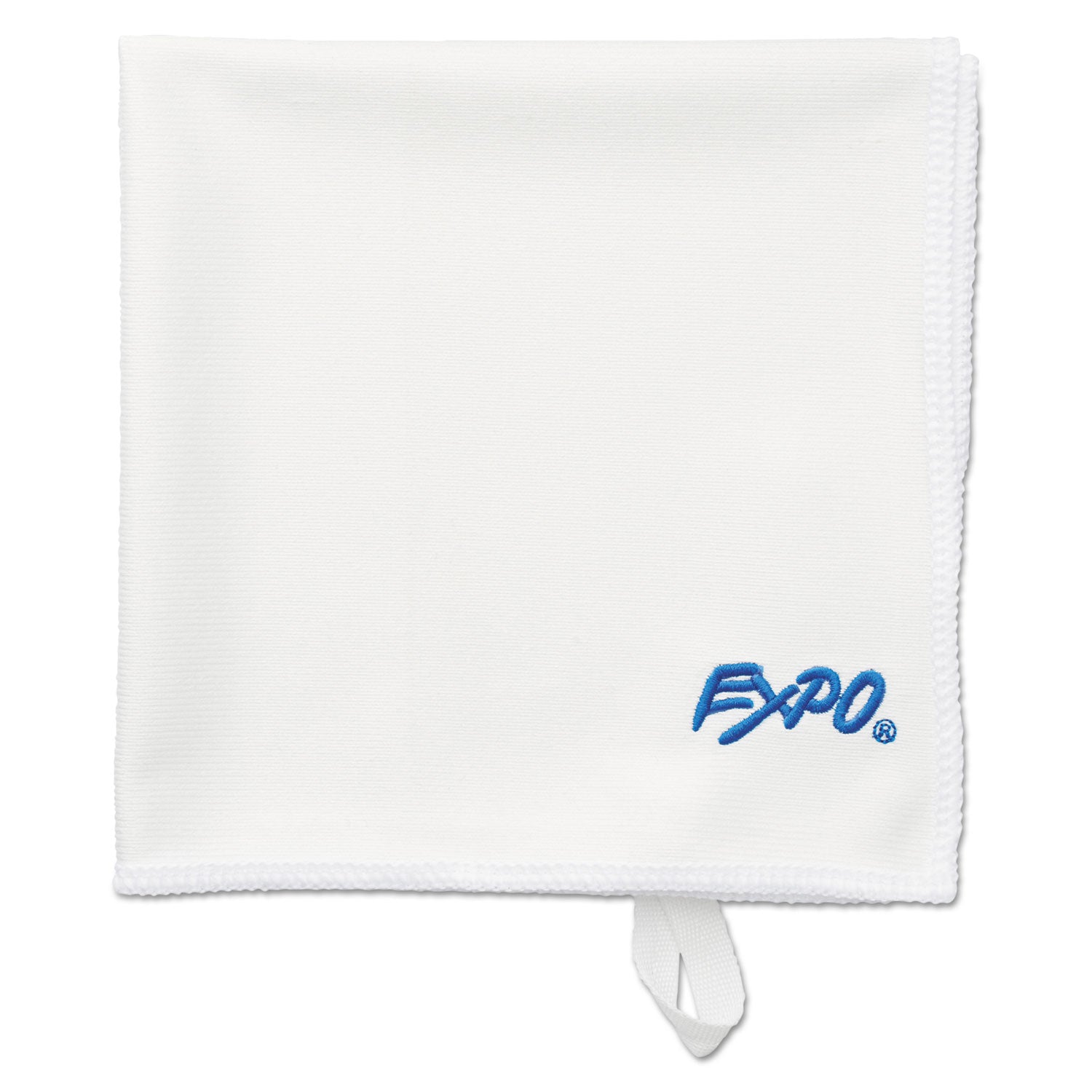 Microfiber Cleaning Cloth, 1-Ply, 12 x 12, Unscented, White -