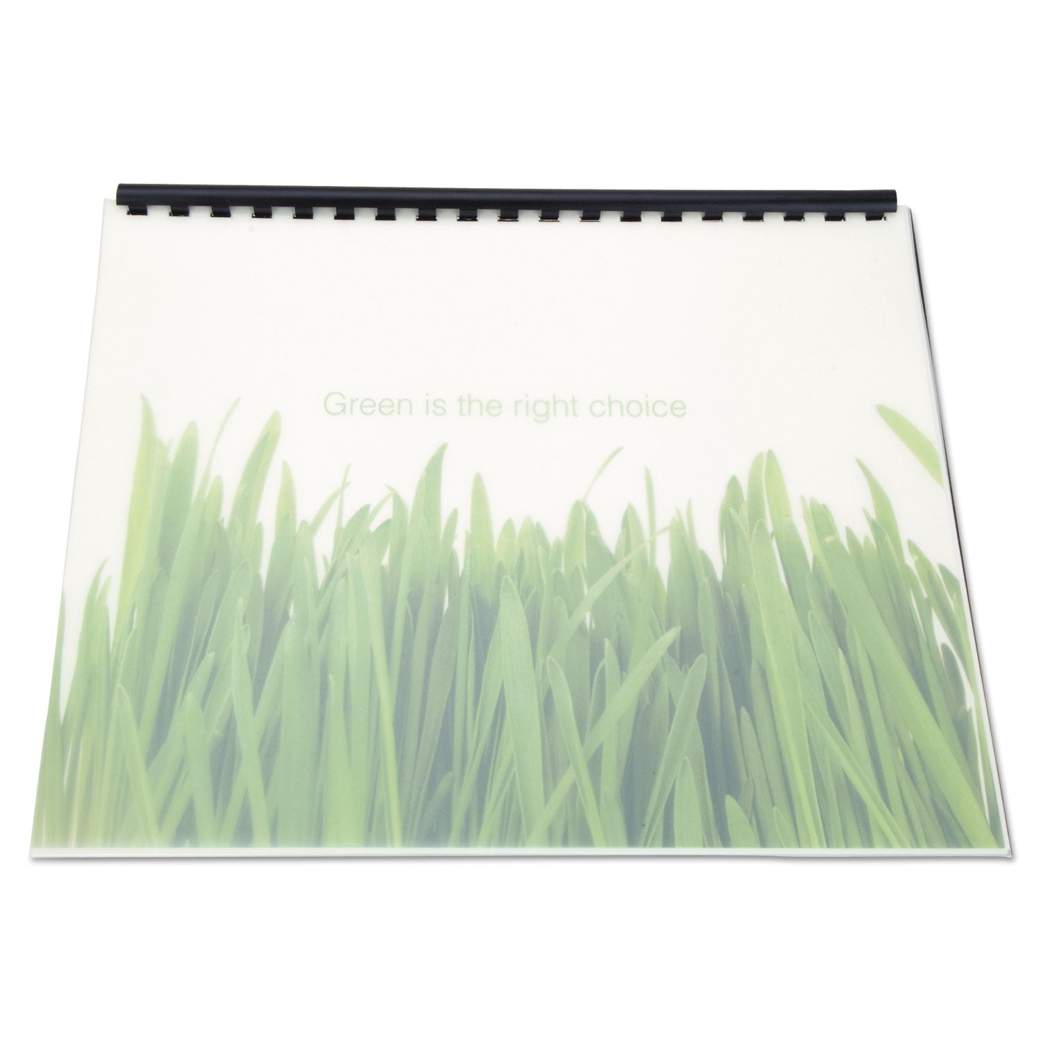 100%-recycled-poly-binding-cover-frost-11-x-85-unpunched-25-pack_gbc25817 - 2