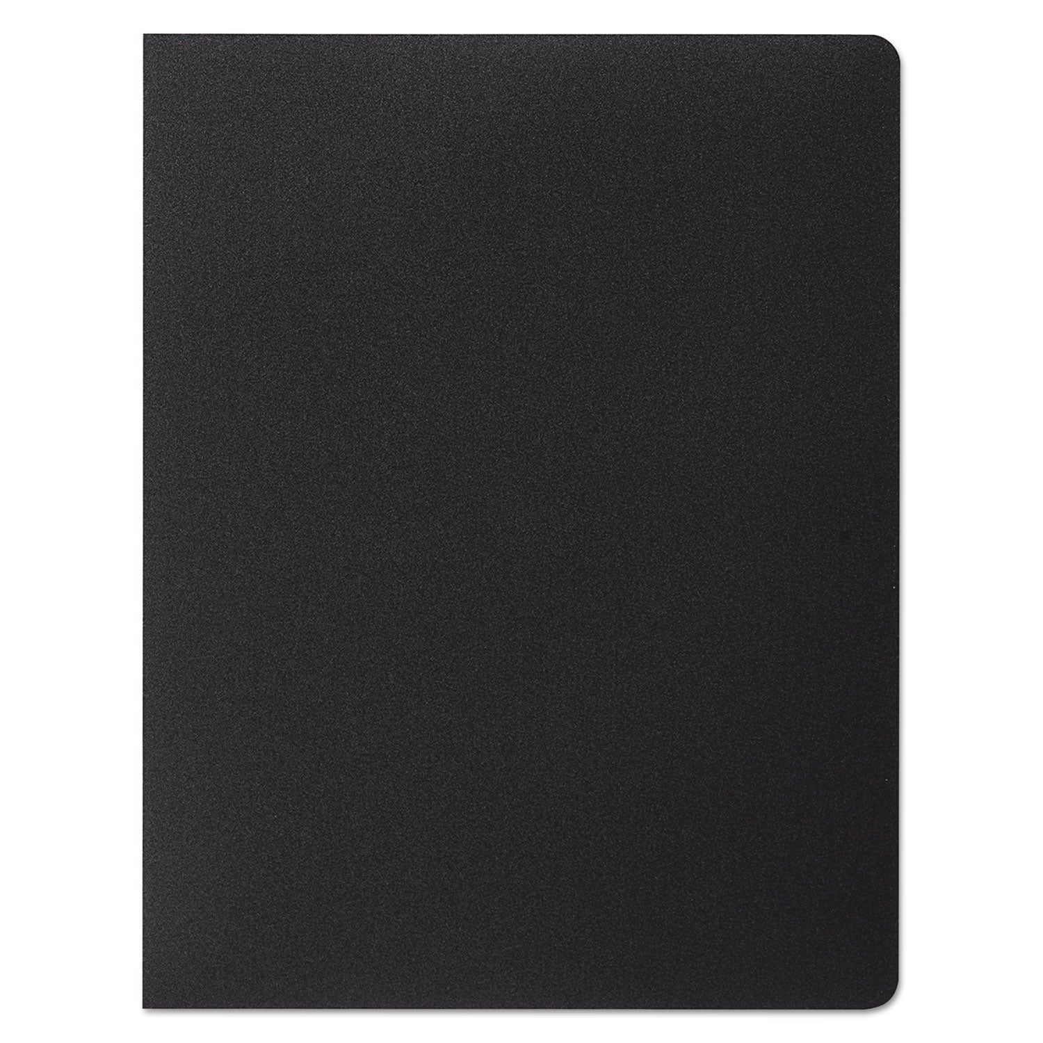 Opaque Plastic Presentation Covers for Binding Systems, Black, 11.25 x 8.75, Unpunched, 25/Pack -