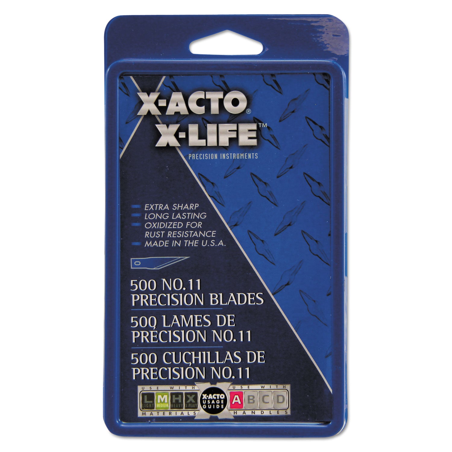 No. 11 Bulk Pack Blades for X-Acto Knives, 500/Box -