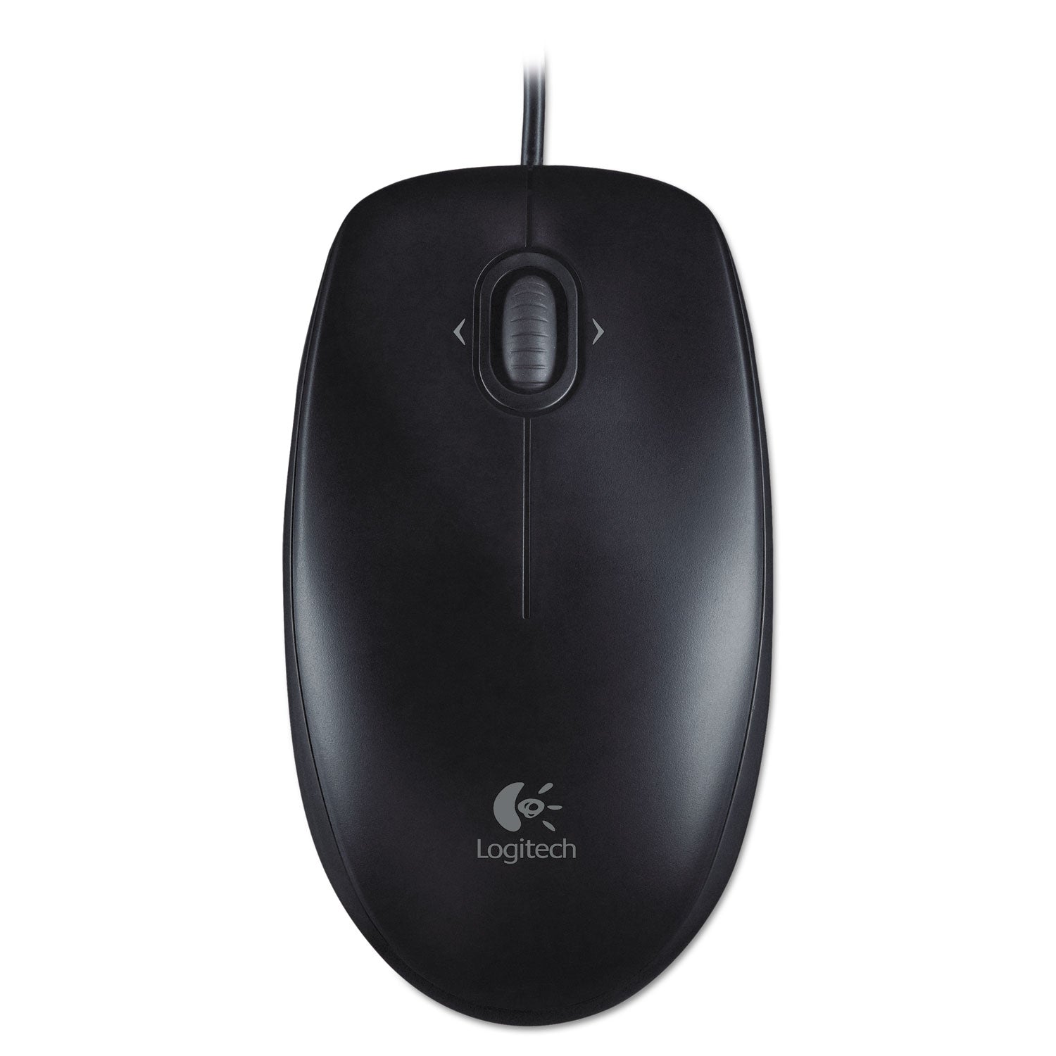 M100 Corded Optical Mouse, USB 2.0, Left/Right Hand Use, Black -