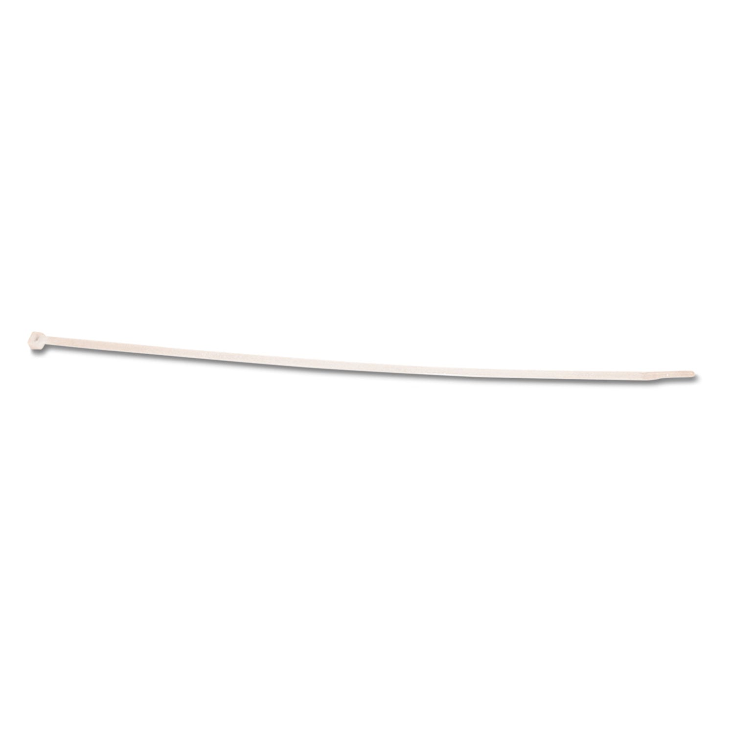 Nylon Cable Ties, 8 x 0.19, 50 lb, Natural, 1,000/Pack -