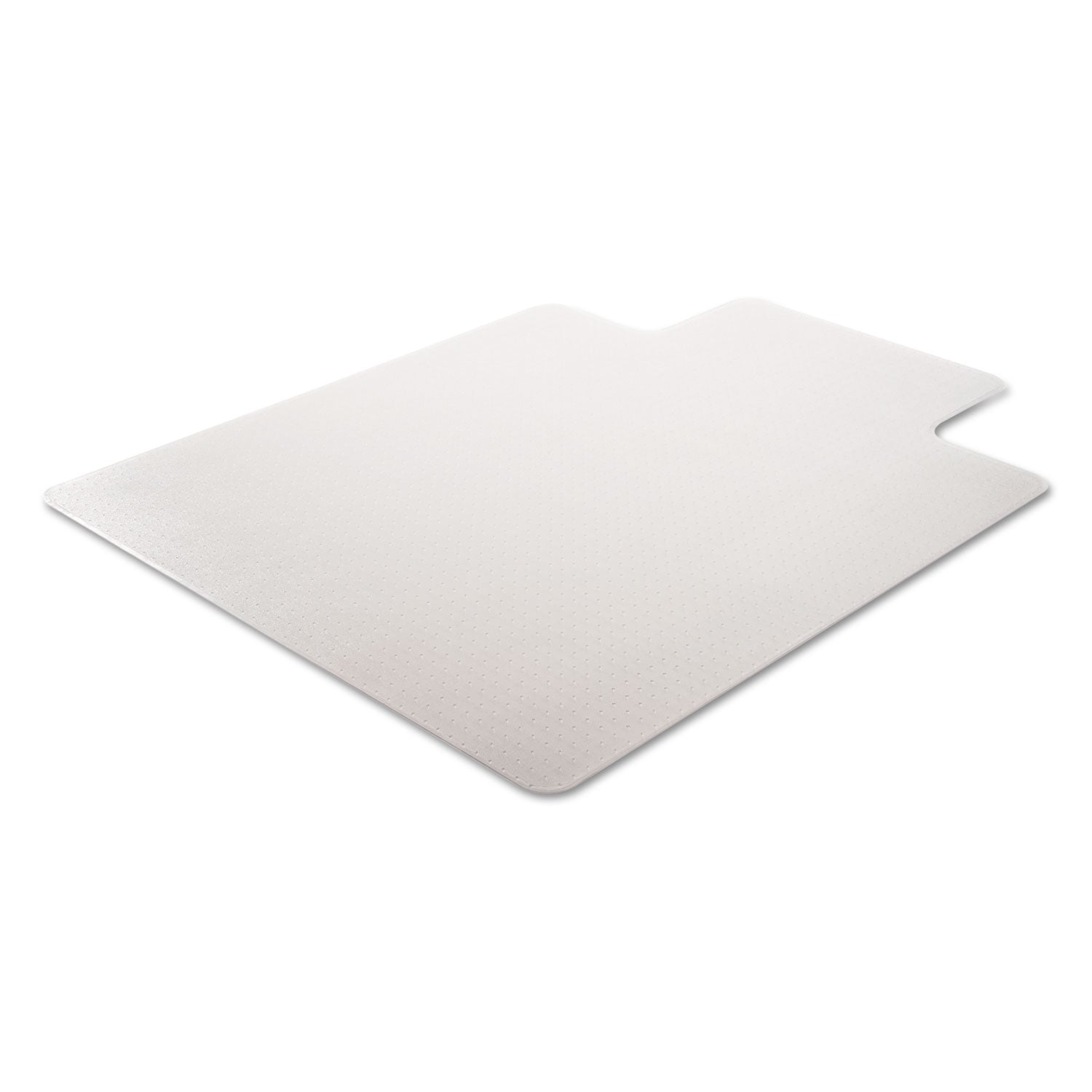 DuraMat Moderate Use Chair Mat, Low Pile Carpet, Flat, 36 x 48, Lipped, Clear -
