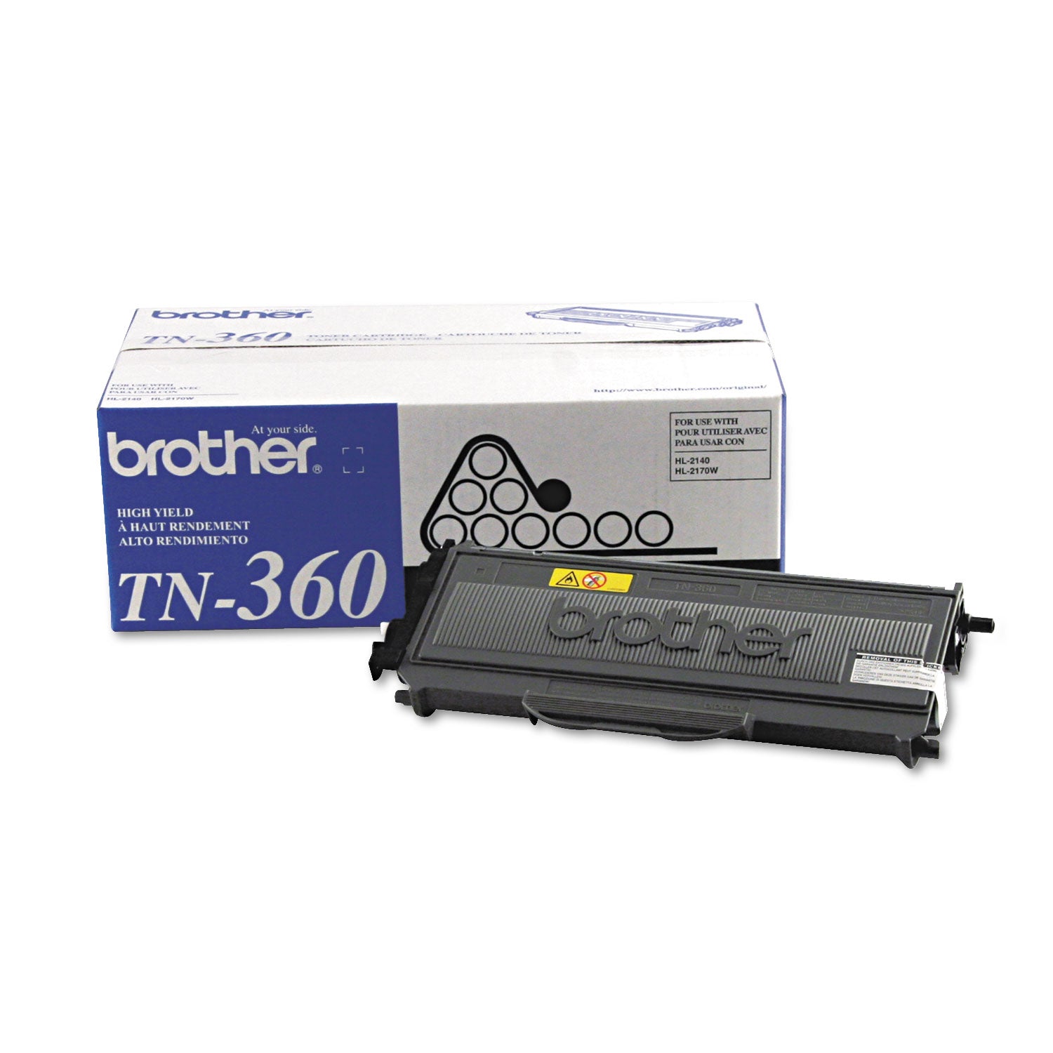 TN360 High-Yield Toner, 2,600 Page-Yield, Black -