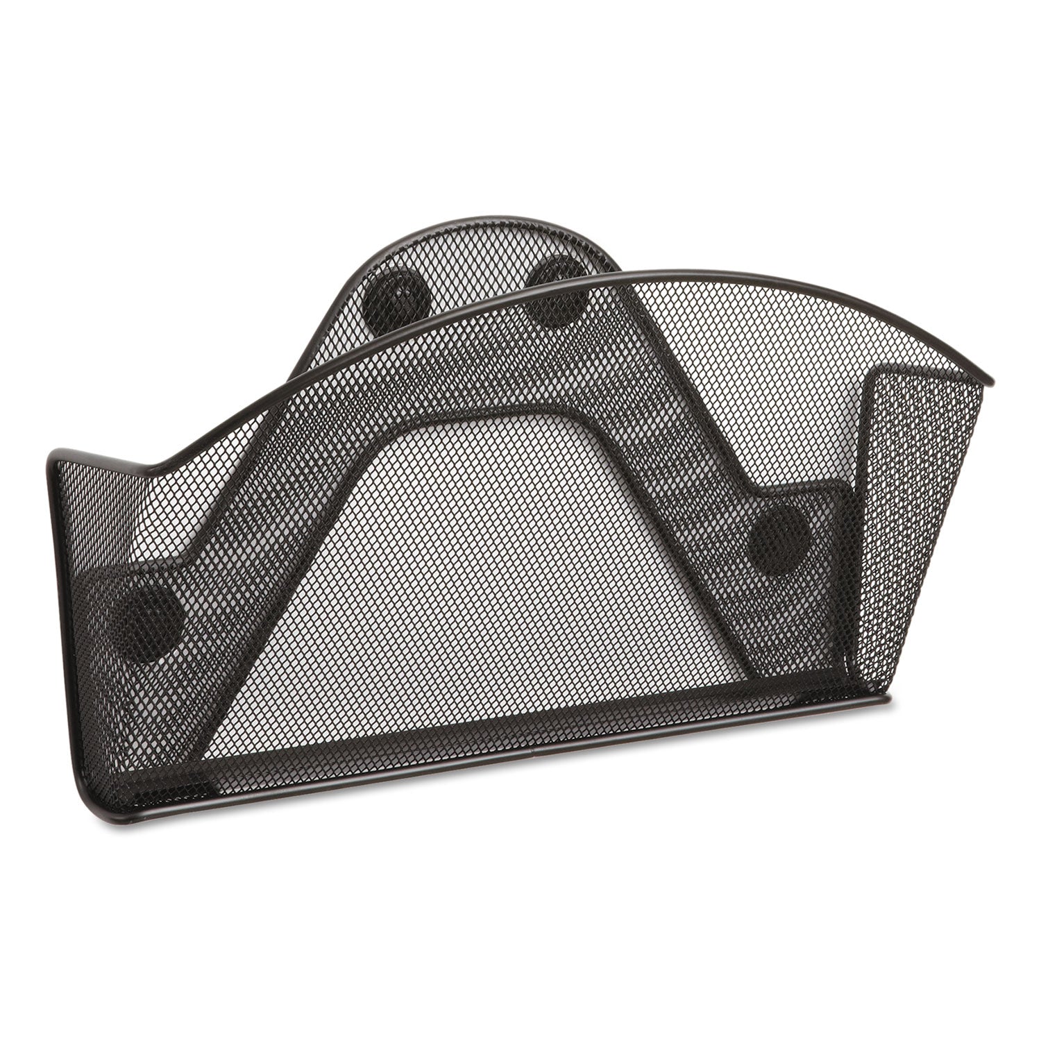 Onyx Magnetic Mesh Panel Accessories, Single File Pocket, 13 x 4.25 x 7.25, Black -