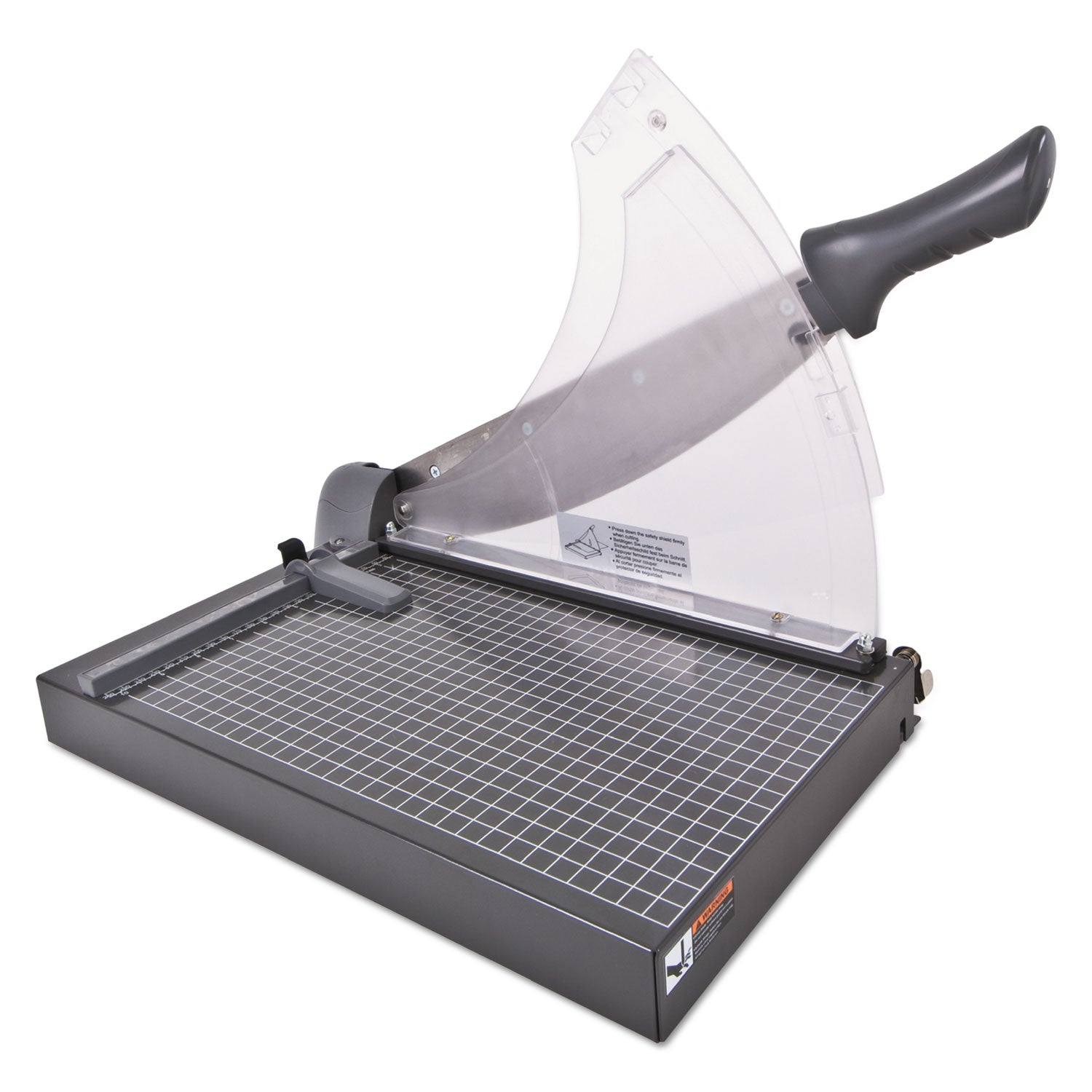 Heavy-Duty Low Force Guillotine Trimmer, 40 Sheets, 14" Cut Length, Metal Base, 10.5 x 17.5 -