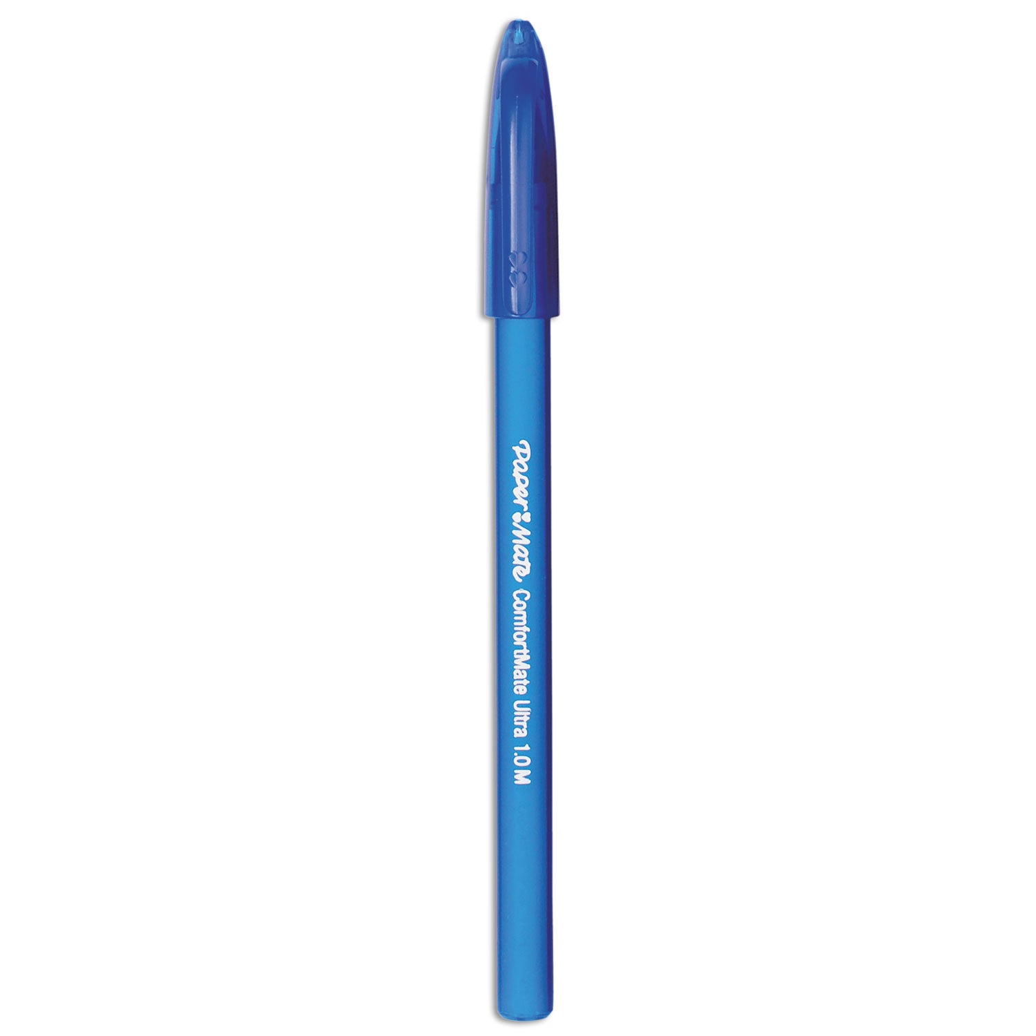 ComfortMate Ultra Ballpoint Pen, Stick, Medium 1 mm, Blue Ink, Blue Barrel, Dozen -