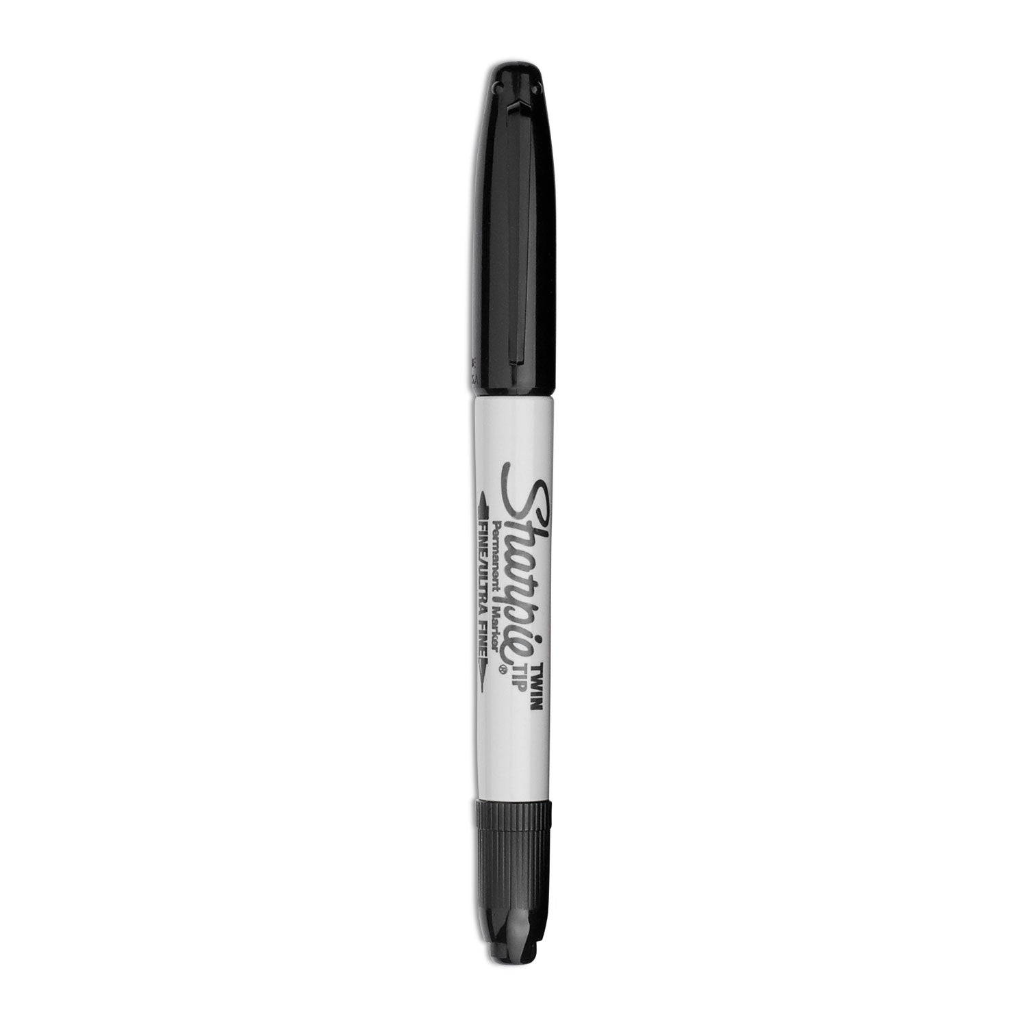 twin-tip-permanent-marker-extra-fine-fine-bullet-tips-black-dozen_san32001b - 2