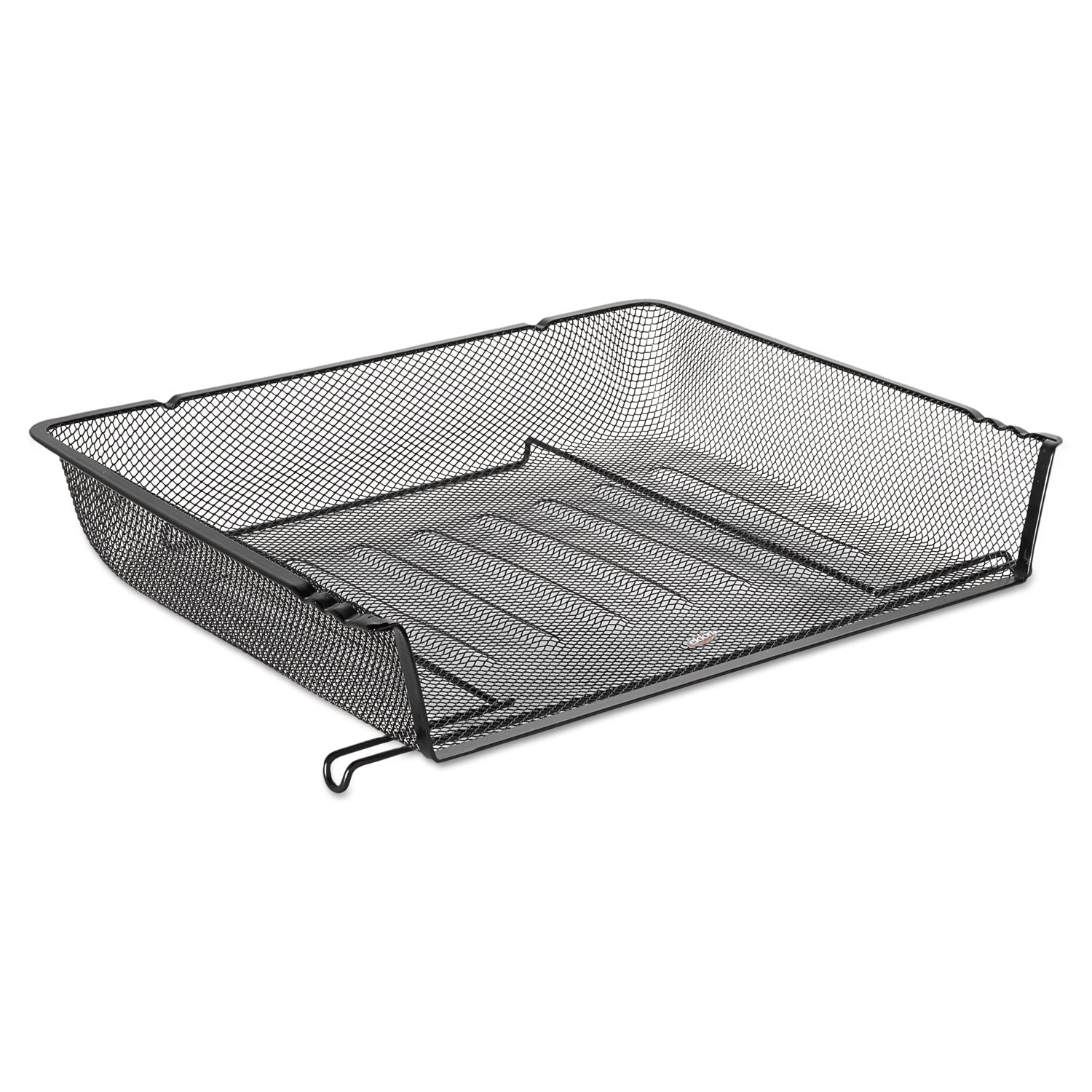 Mesh Stacking Side Load Tray, 1 Section, Letter Size Files, 14.25" x 10.13" x 2.75", Black -