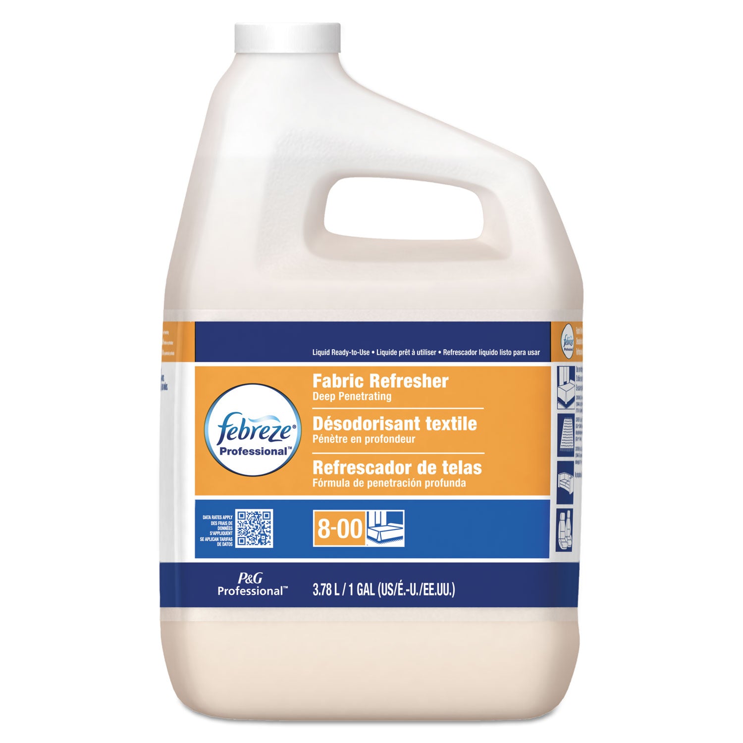 Professional Deep Penetrating Fabric Refresher, Fresh Clean, 1 gal Bottle -
