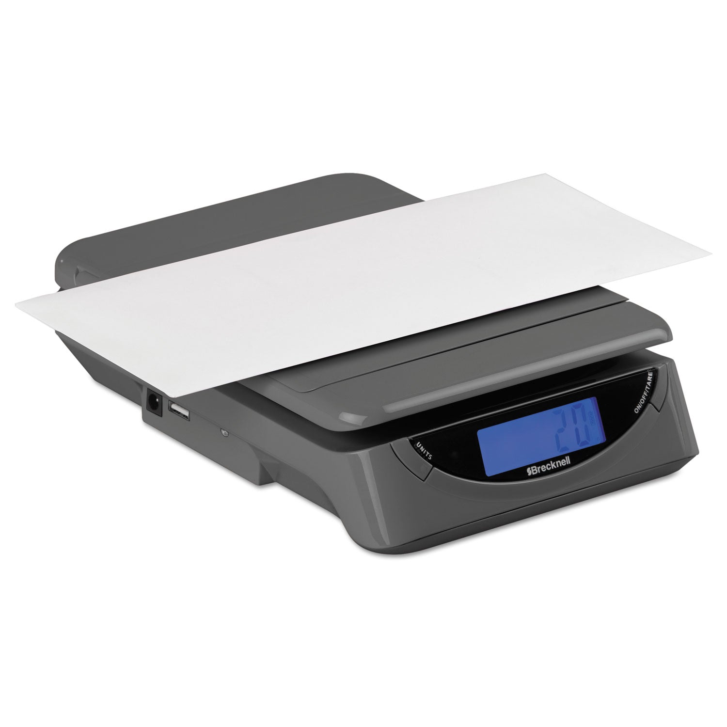 25lb Electronic Postal Shipping Scale, 8 x 6 Platform, Gray -