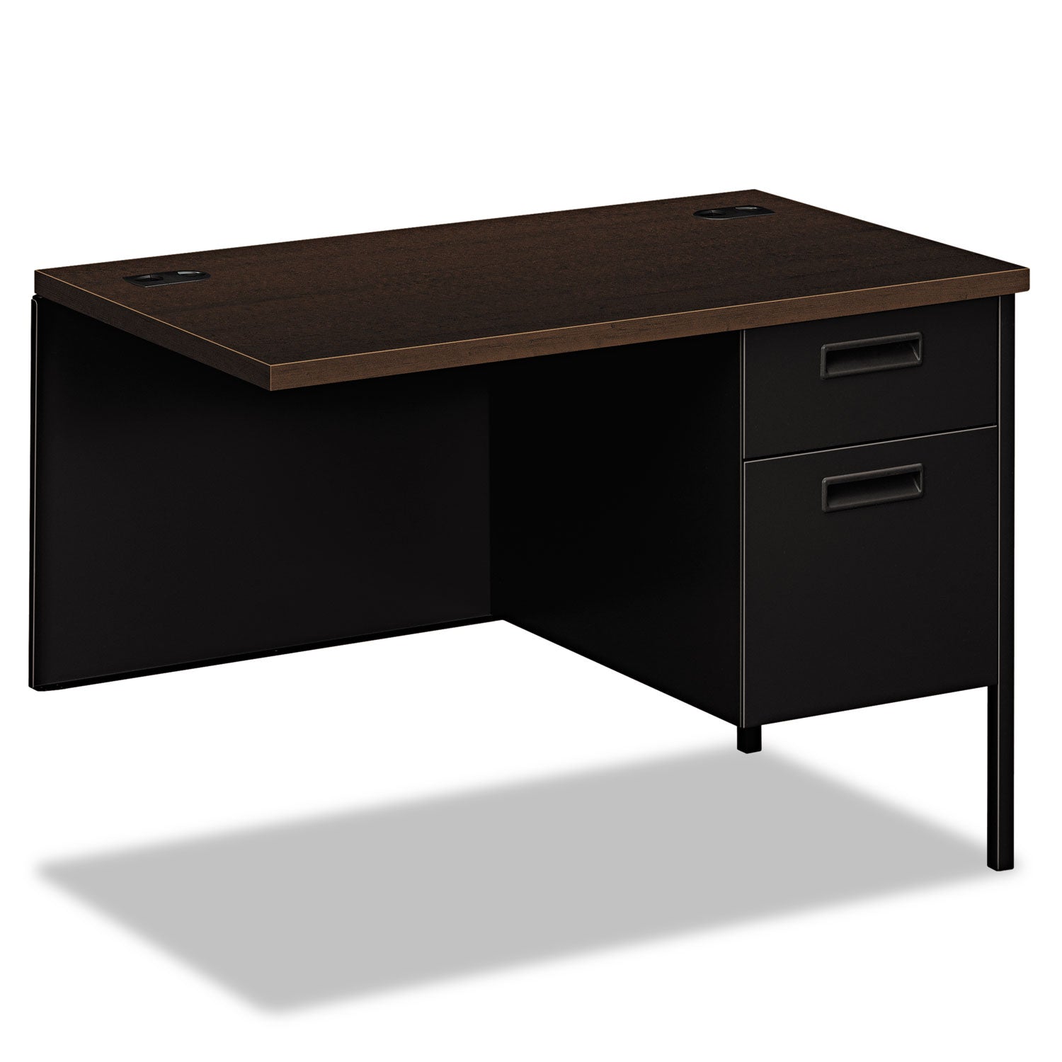 Metro Classic Series Workstation Return, Right, 42w x 24d x 29.5h, Mocha/Black -
