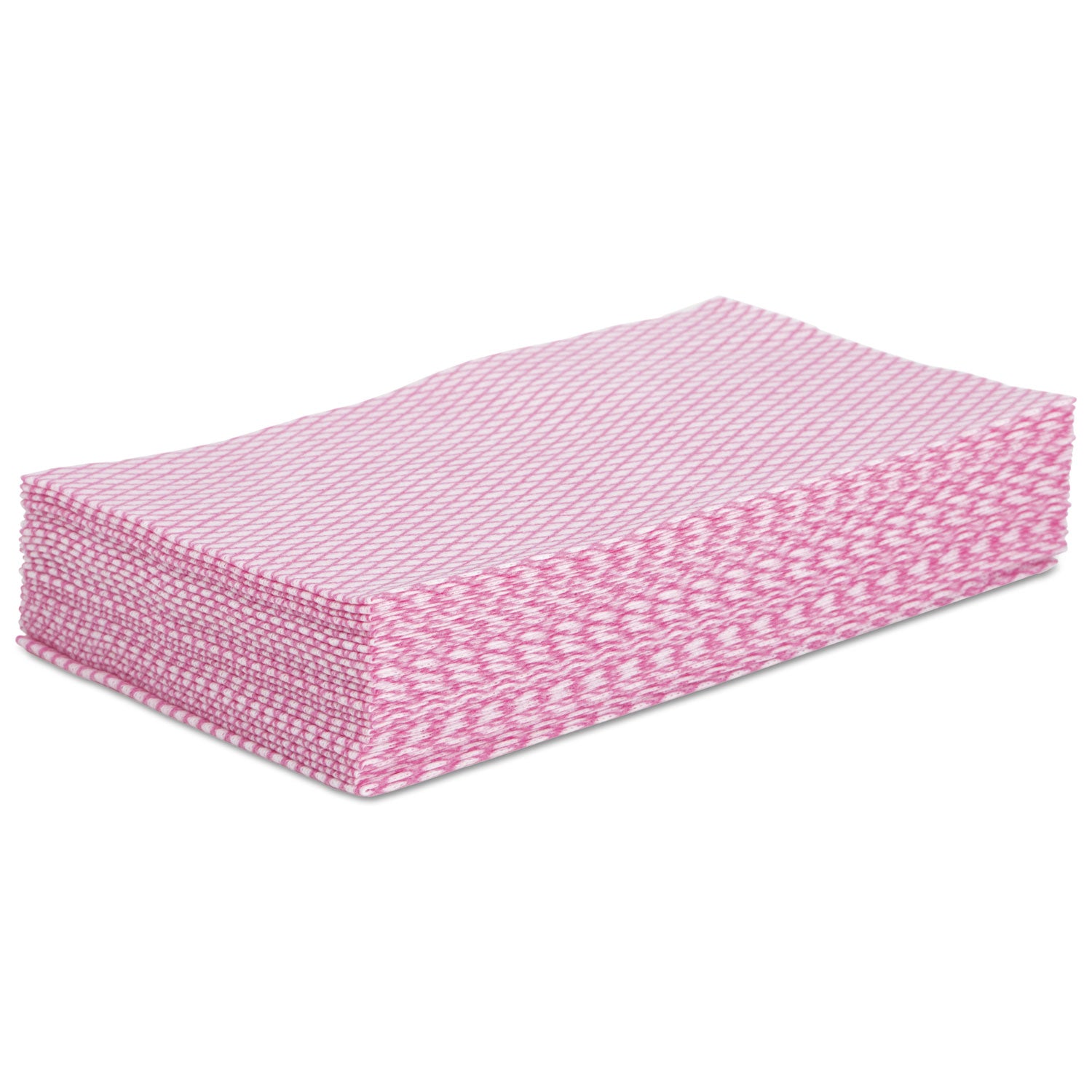 Foodservice Wipers, 12 x 21, Pink/White, 200/Carton -