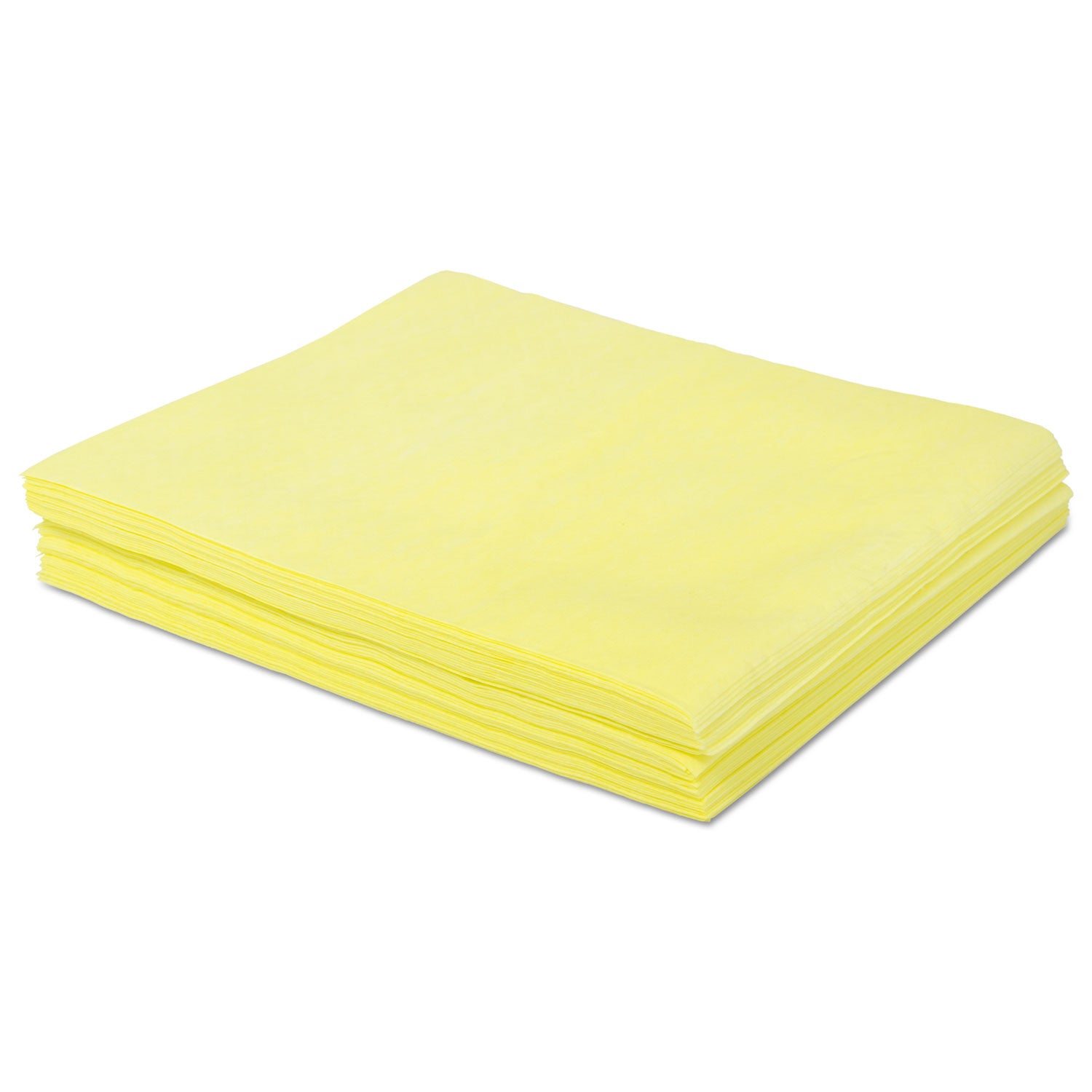 Dust Cloths, 18 x 24, Yellow, 50/Bag, 10 Bags/Carton -
