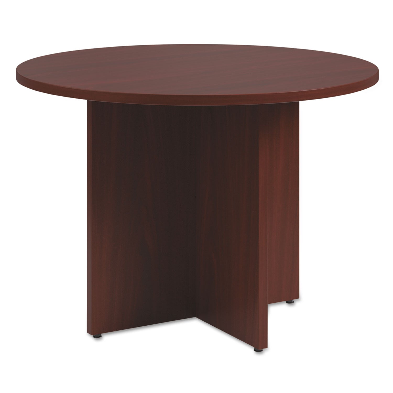 10500 Series Round Table Top, 42" Diameter, Mahogany -