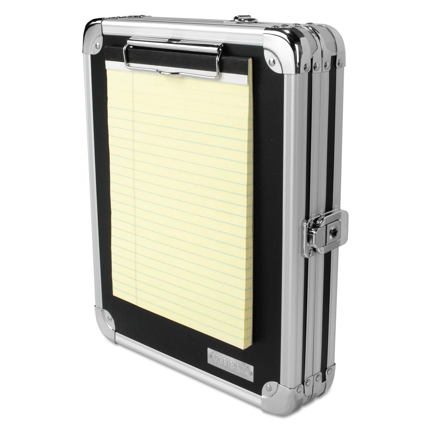 locking-storage-clipboard-038-clip-capacity-holds-85-x-11-sheets-black-chrome_idevz00151das - 1