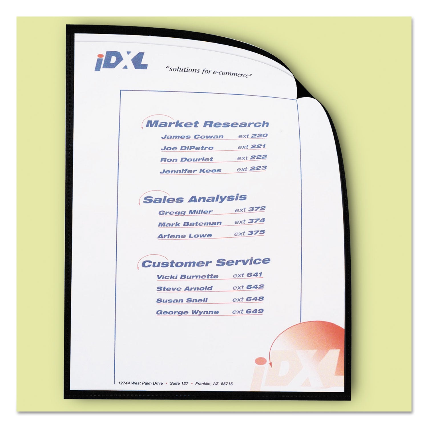 Magnetic Cubicle Keepers Display Holders, 9.2 x 11.69, Magnetic Mount, Clear, 25/Pack -